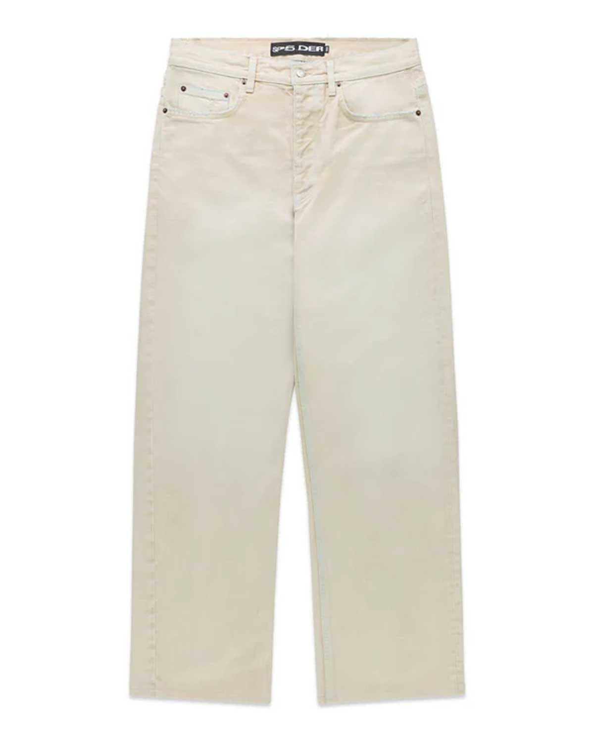 Sp5der Worldwide Sp5der Oxy Denim Pants Cream