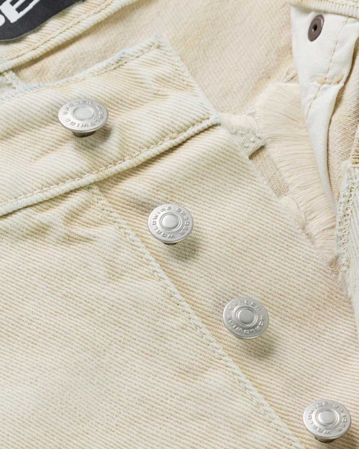 Sp5der Worldwide Sp5der Oxy Denim Pants Cream