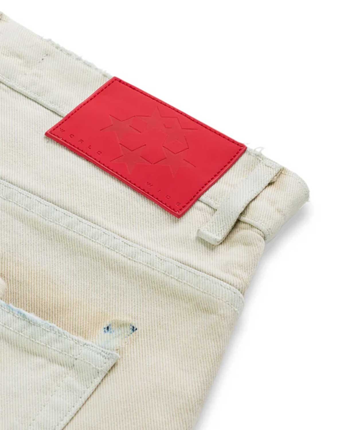 Sp5der Worldwide Sp5der Oxy Denim Pants Cream