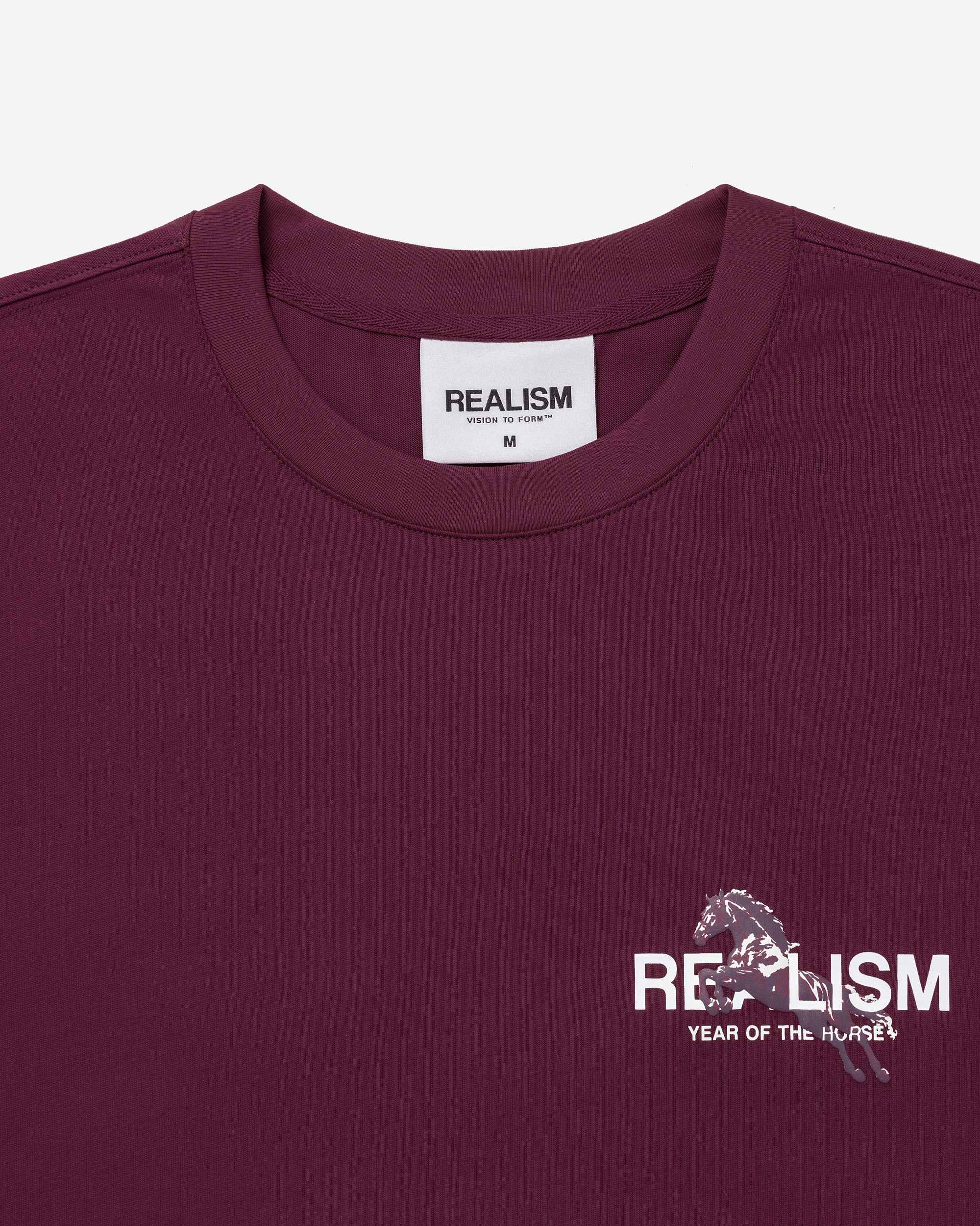 Realism SSS REALISM STRIDE LOGO T-Shirt CARMINE RED