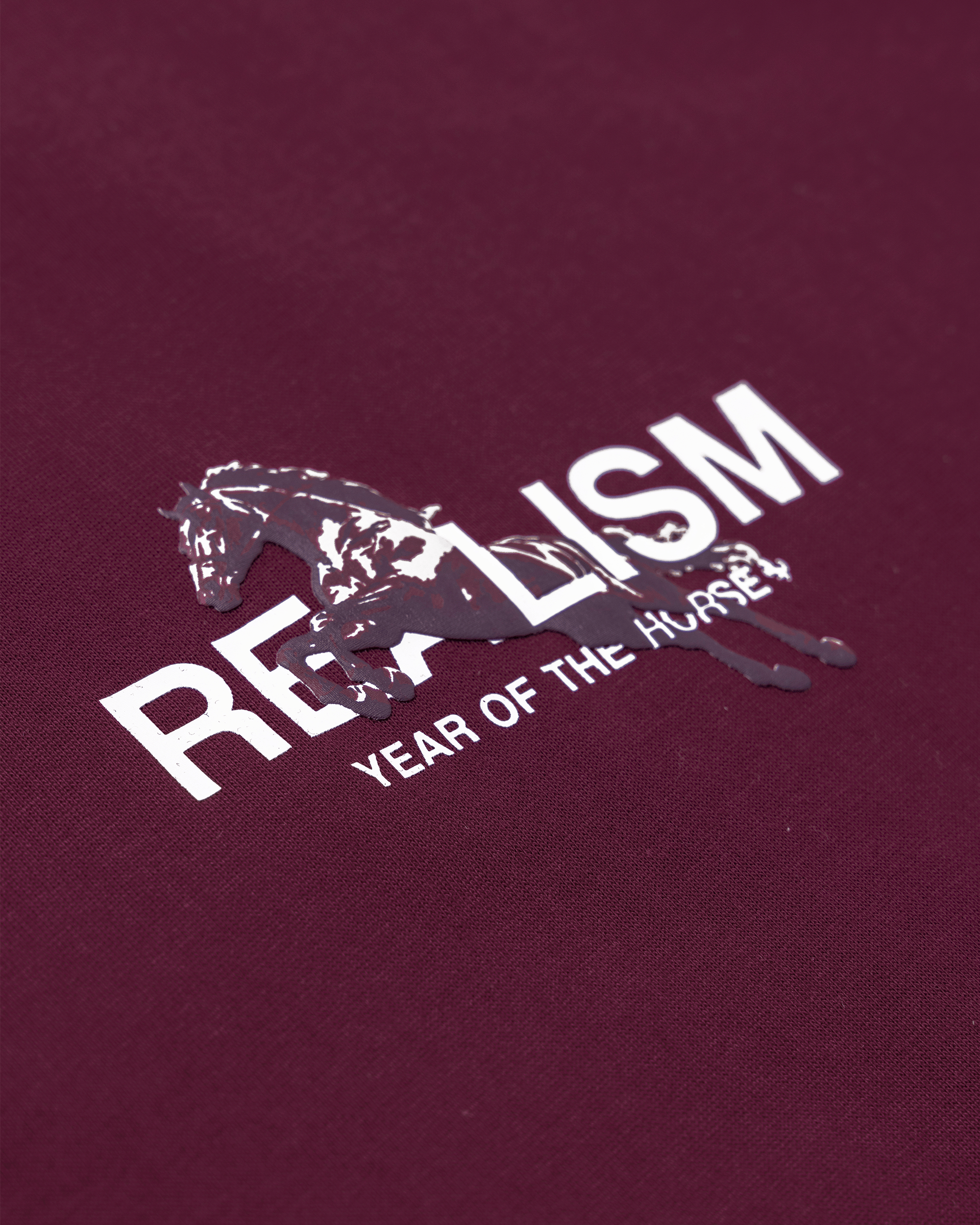 Realism SSS REALISM STRIDE LOGO T-Shirt CARMINE RED