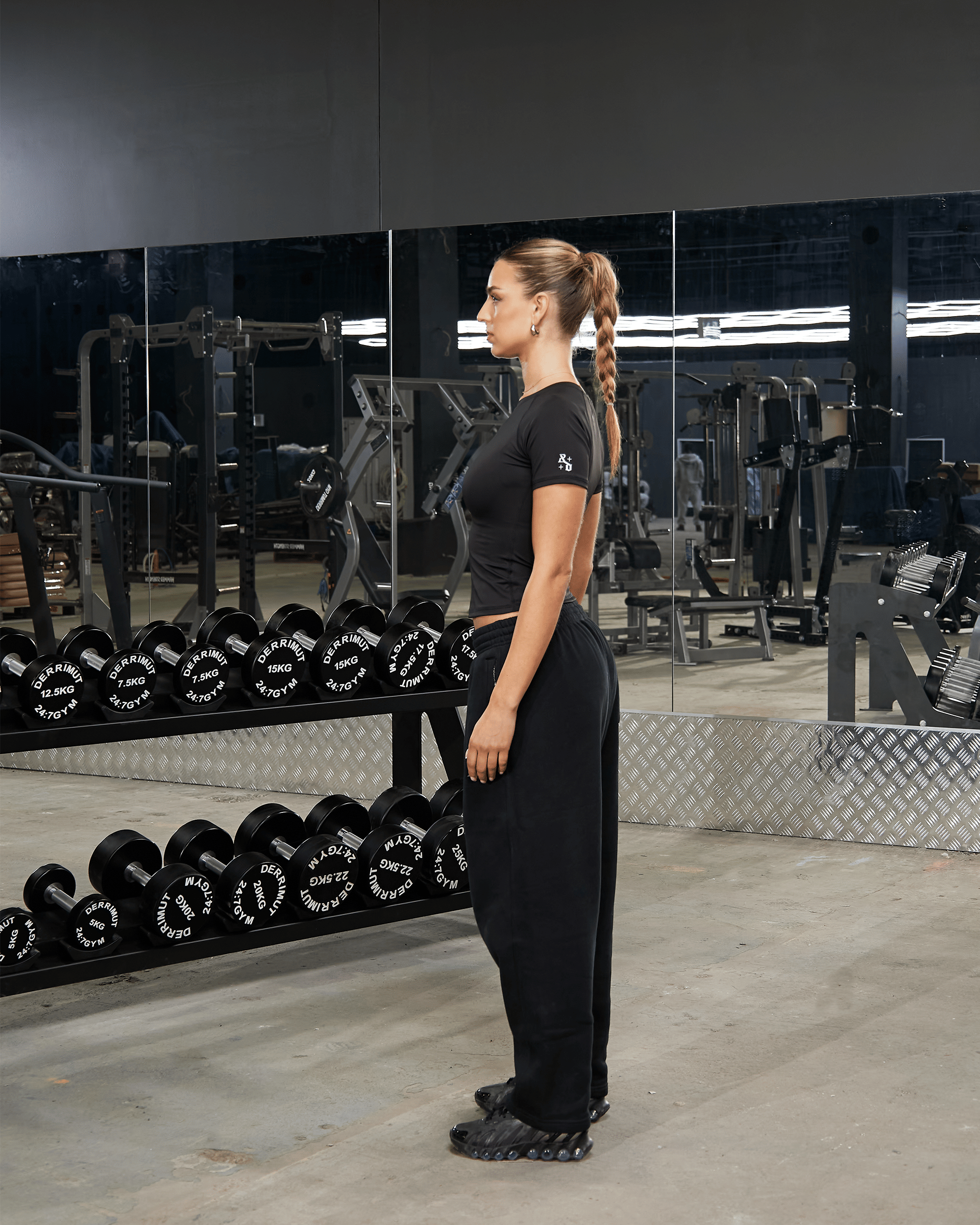 Realism SSS REALISM x DERRIMUT GYM R+D Baby T-Shirt BLACK