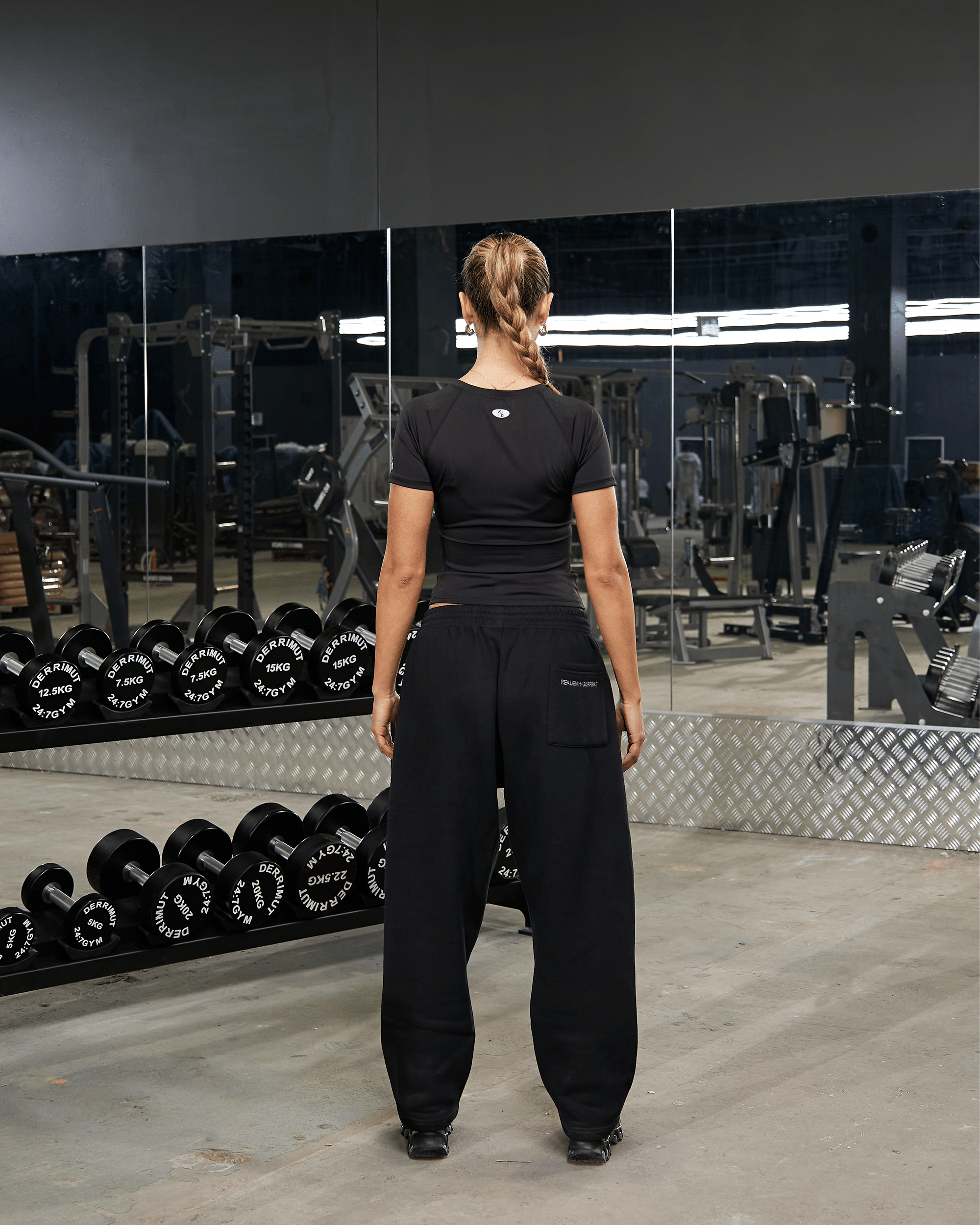 Realism SSS REALISM x DERRIMUT GYM R+D Baby T-Shirt BLACK
