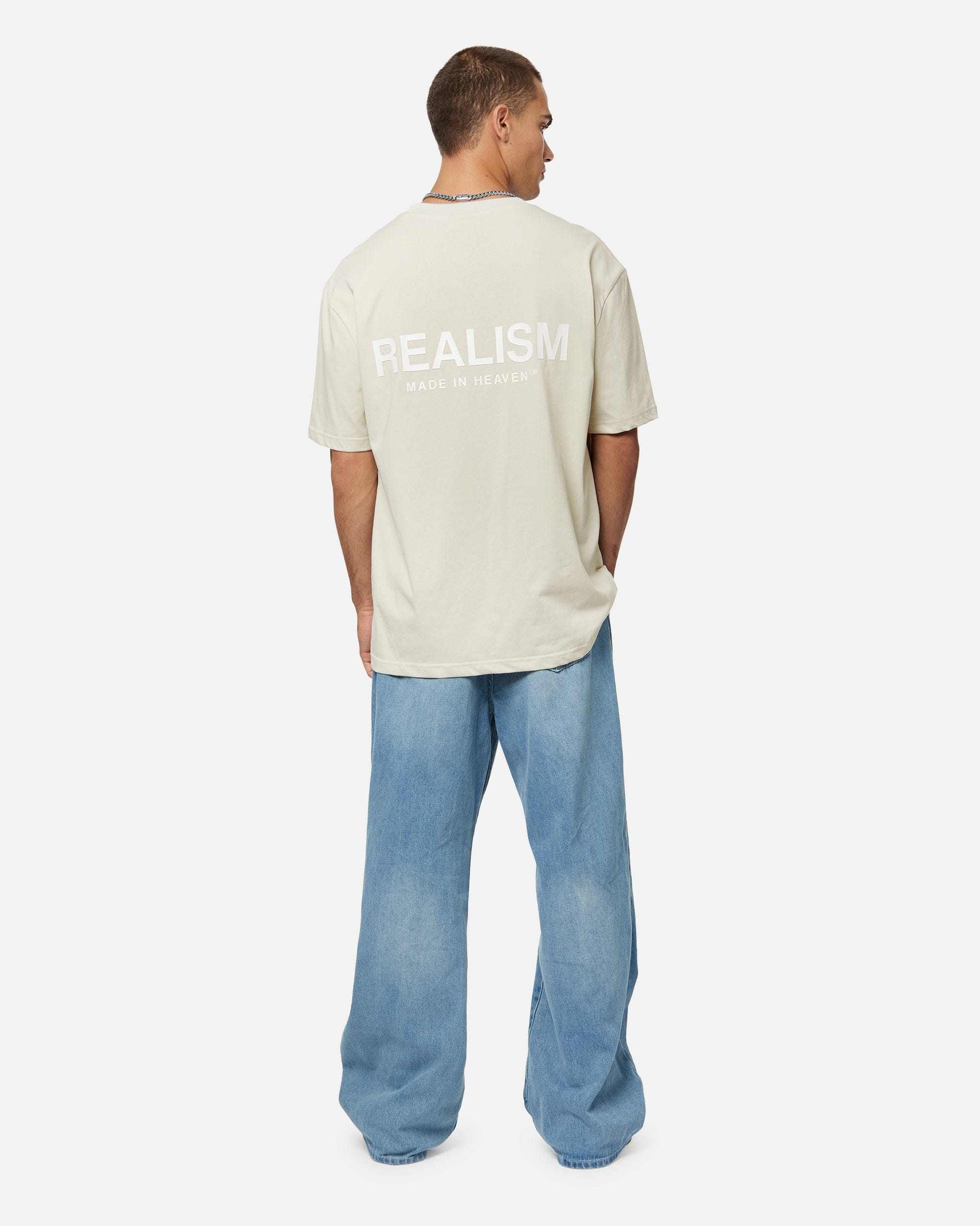 Realism SSS REALISM HEAVEN LOGO T-Shirt WHEAT