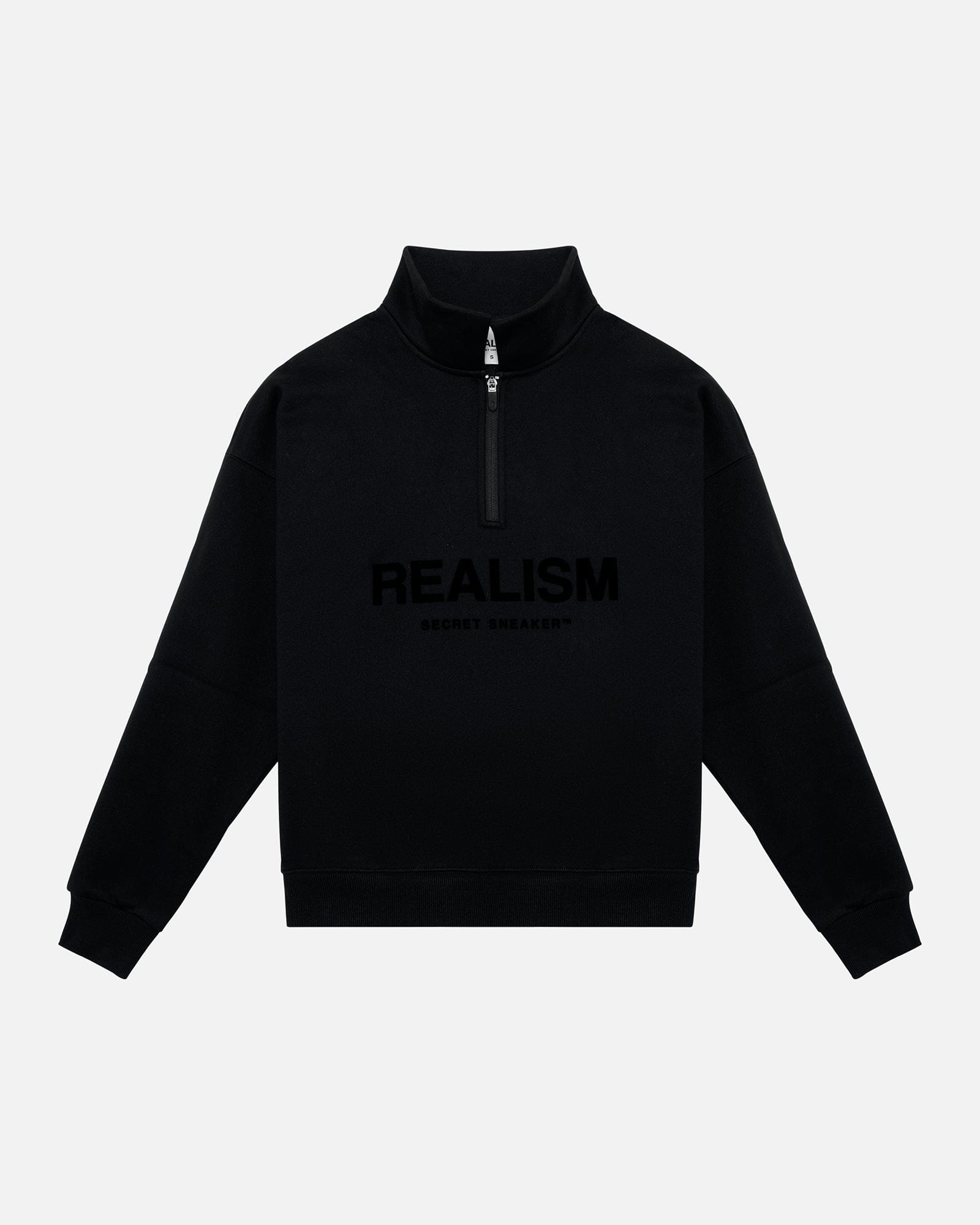 Realism SSS REALISM IDOL HALF ZIP SWEATER BLACK