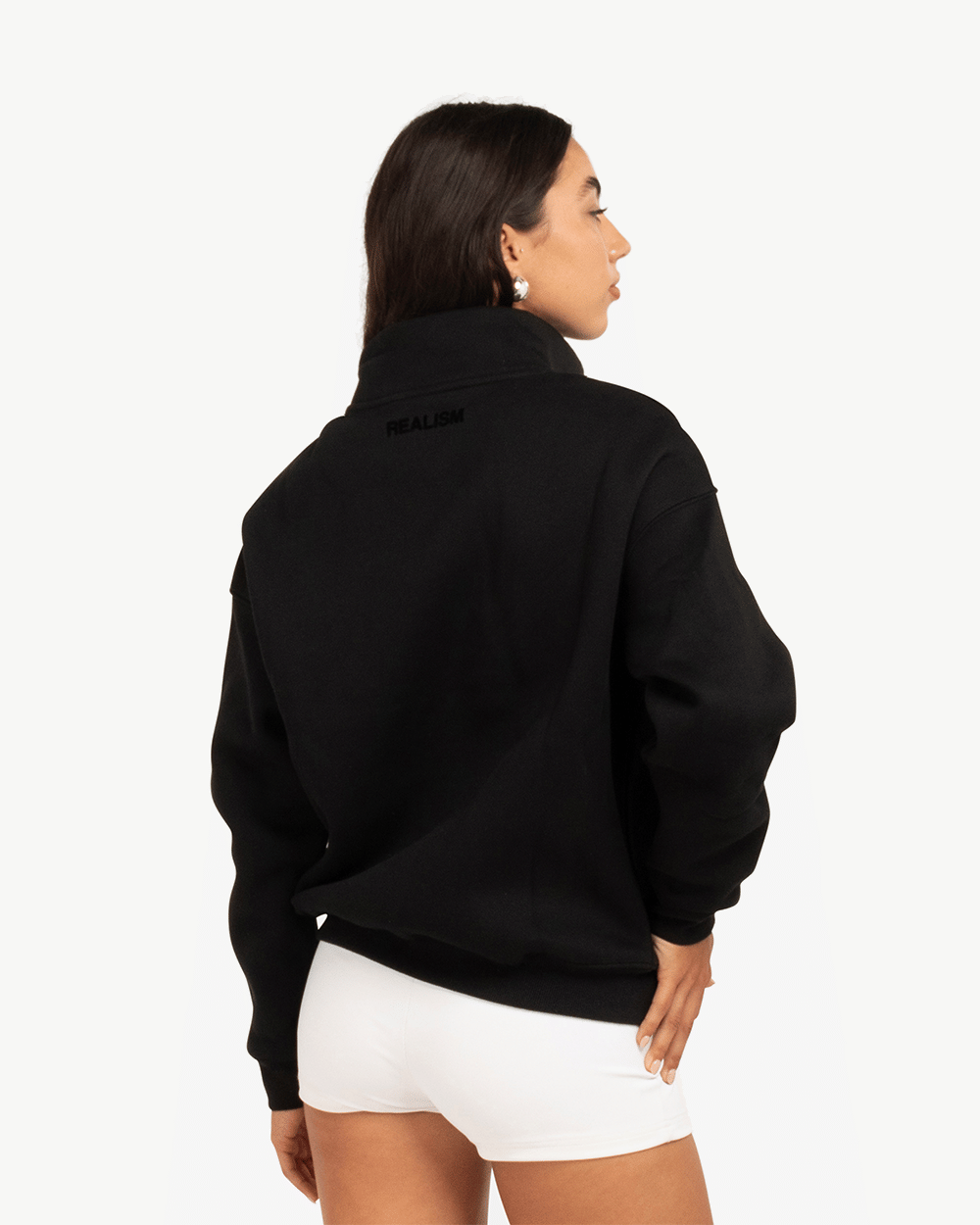 Realism SSS REALISM IDOL HALF ZIP SWEATER BLACK
