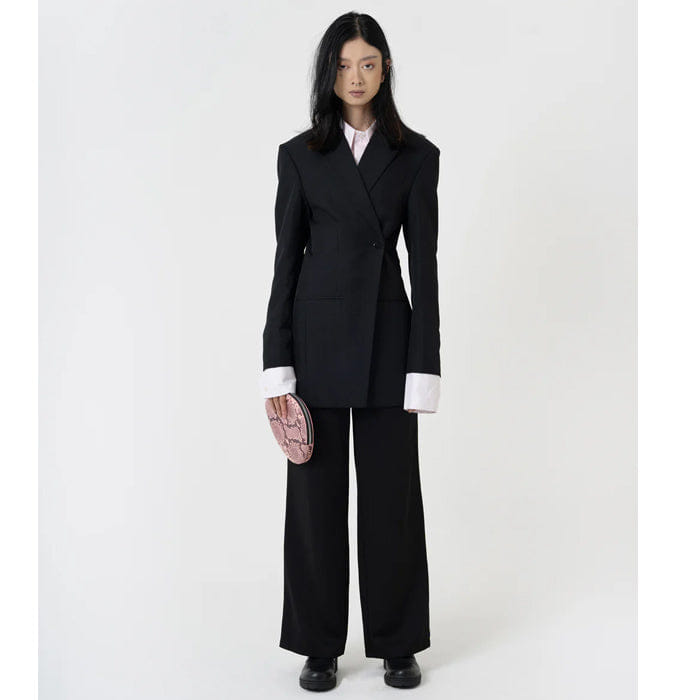 Aesthetic Pleasure Fitted Blazer Black