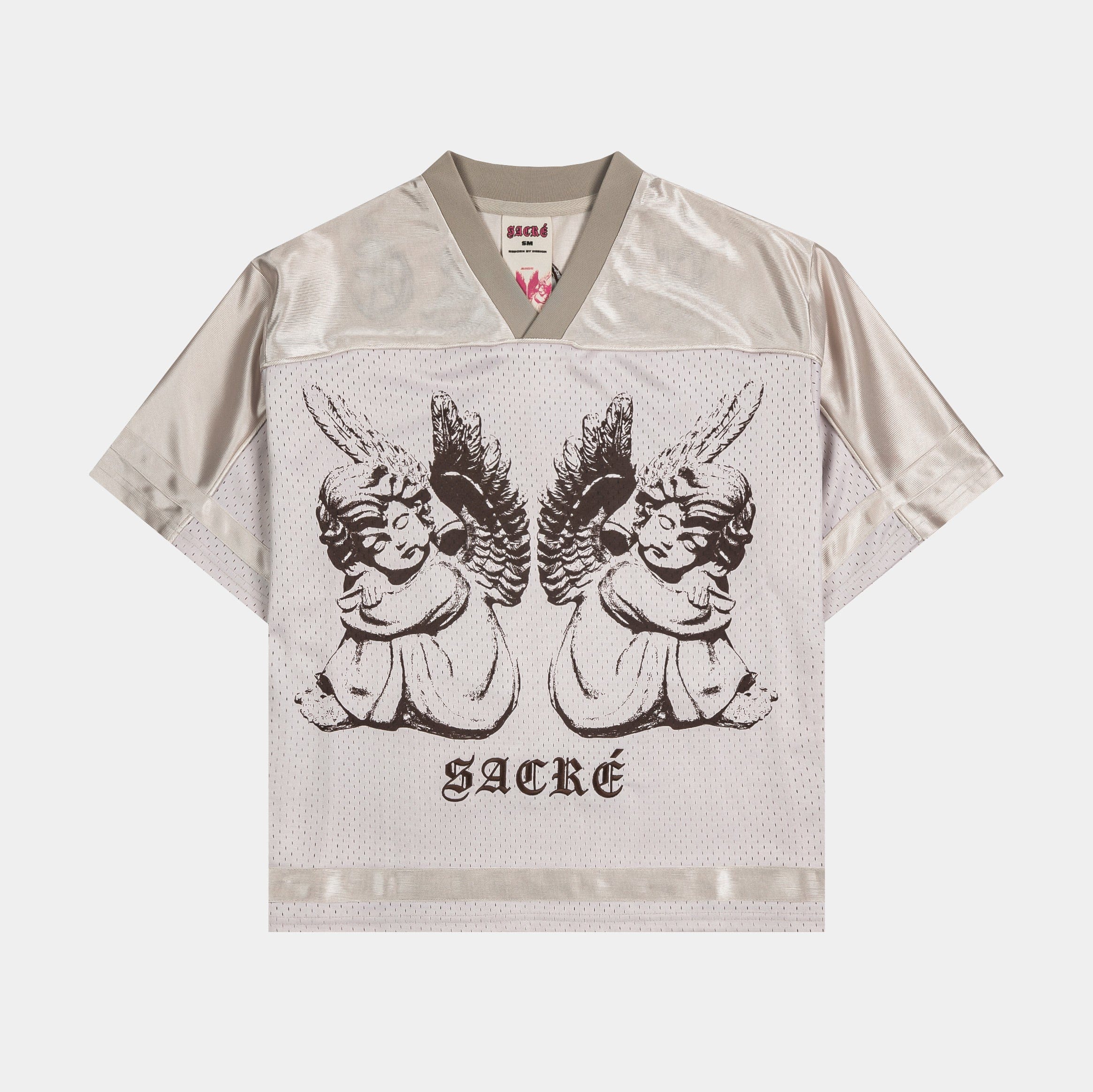SACRE Angel Mesh Womens Jersey (Cream/Brown)