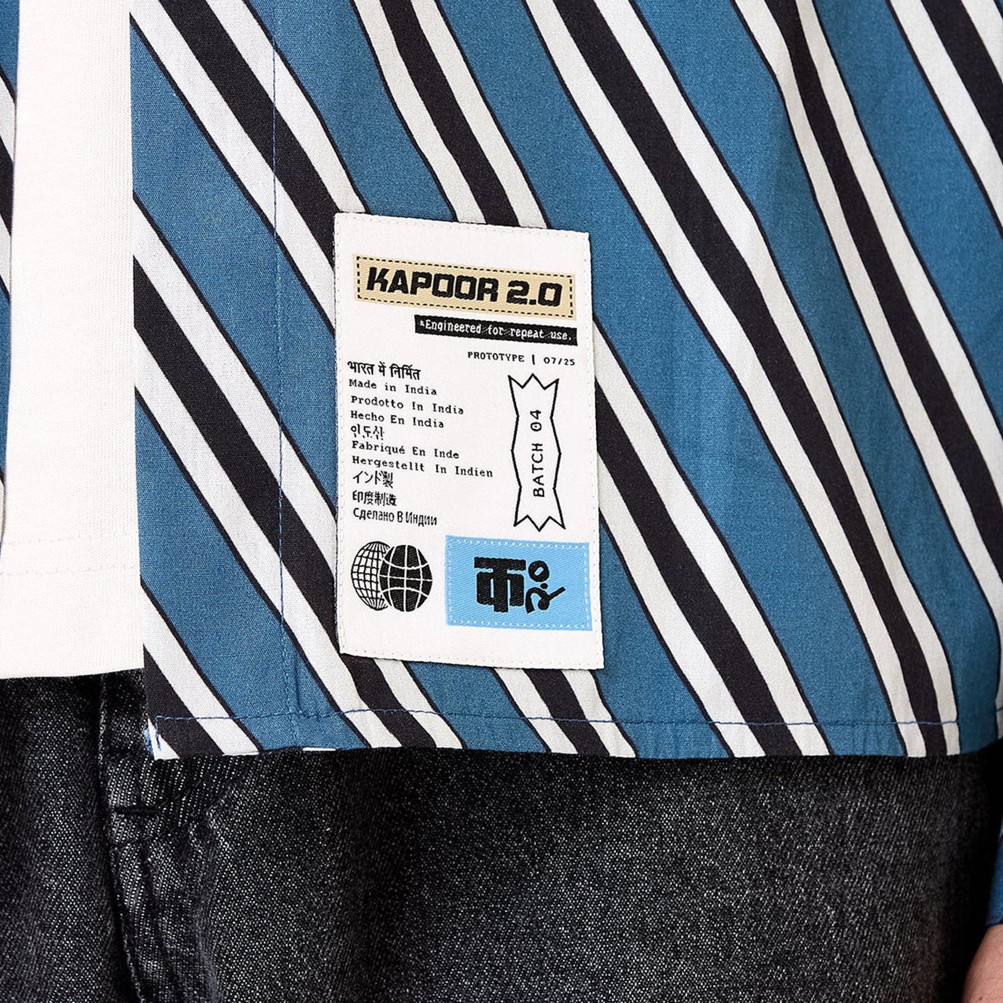 Kapoor 2.O Striper Logo Shirt