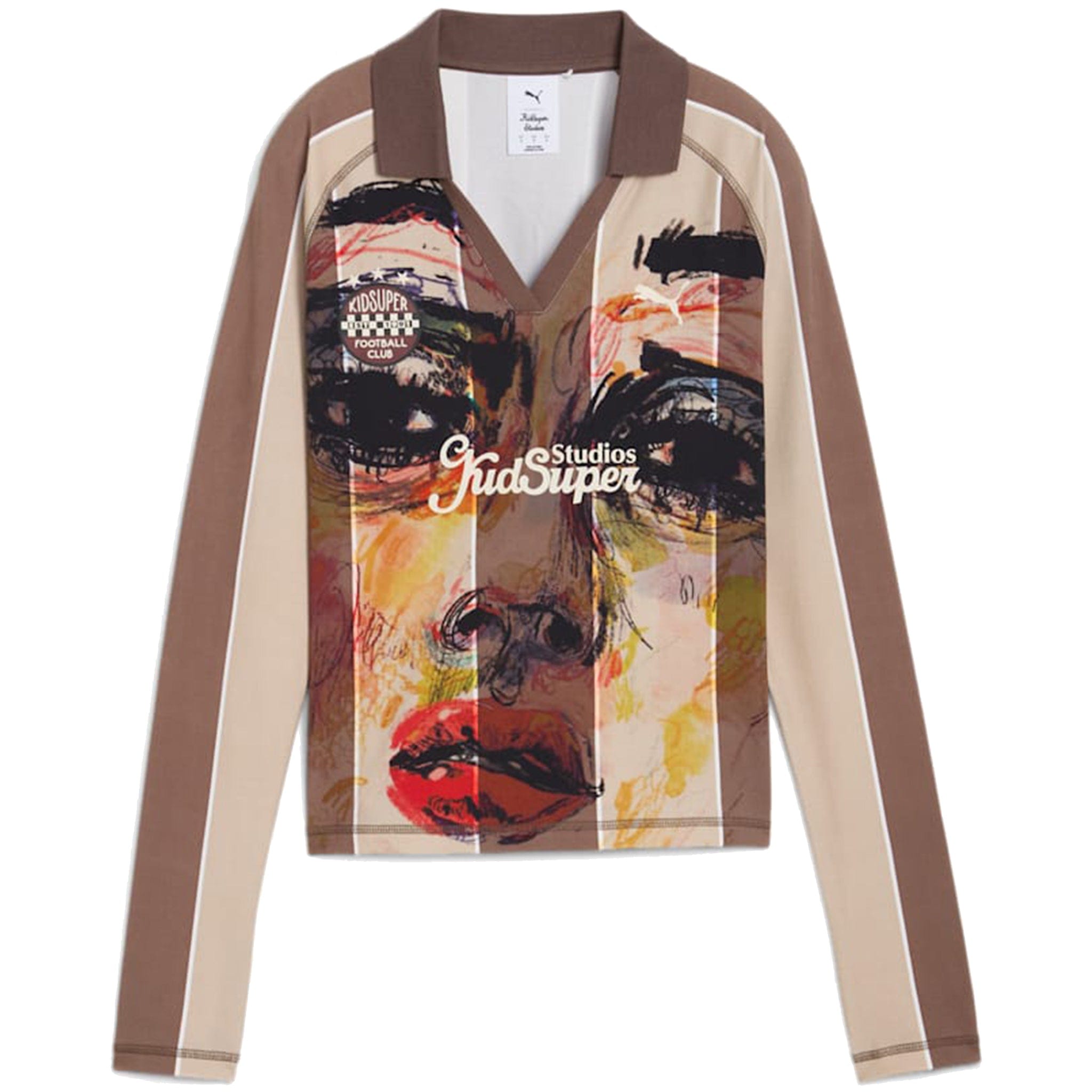 PUMA Select KIDSUPER LS Jersey (Flat Bronze - AOP)