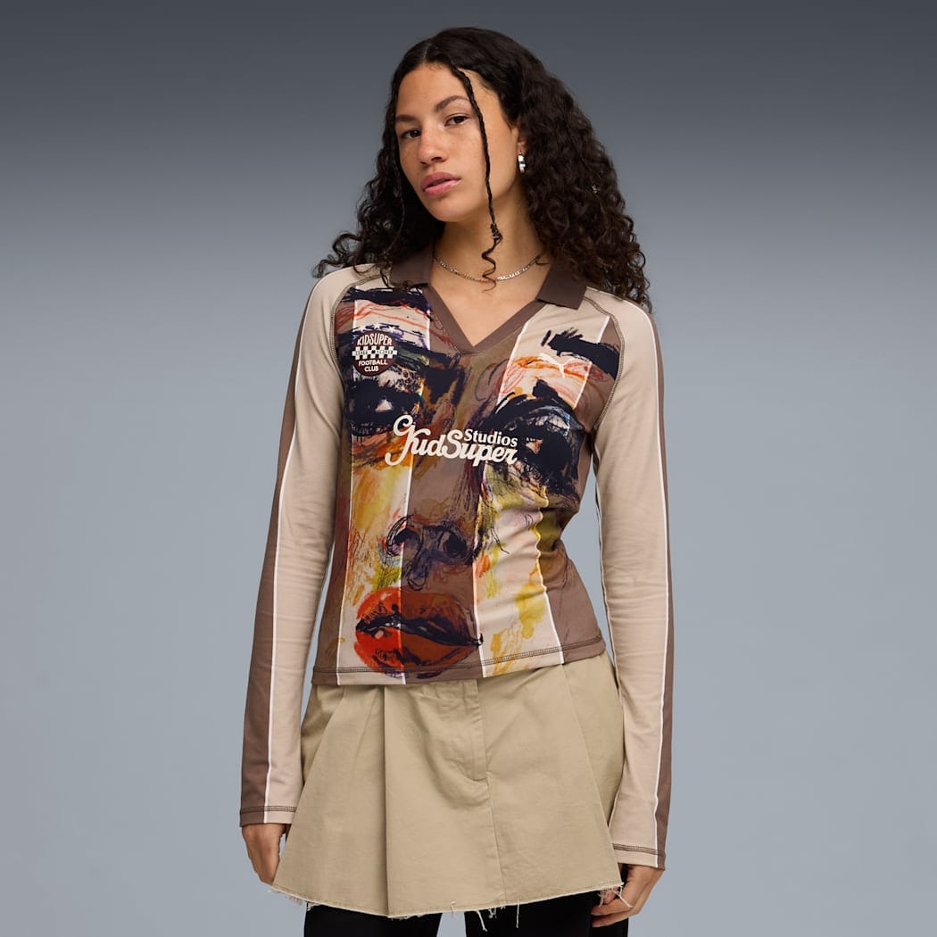 PUMA Select KIDSUPER LS Jersey (Flat Bronze - AOP)