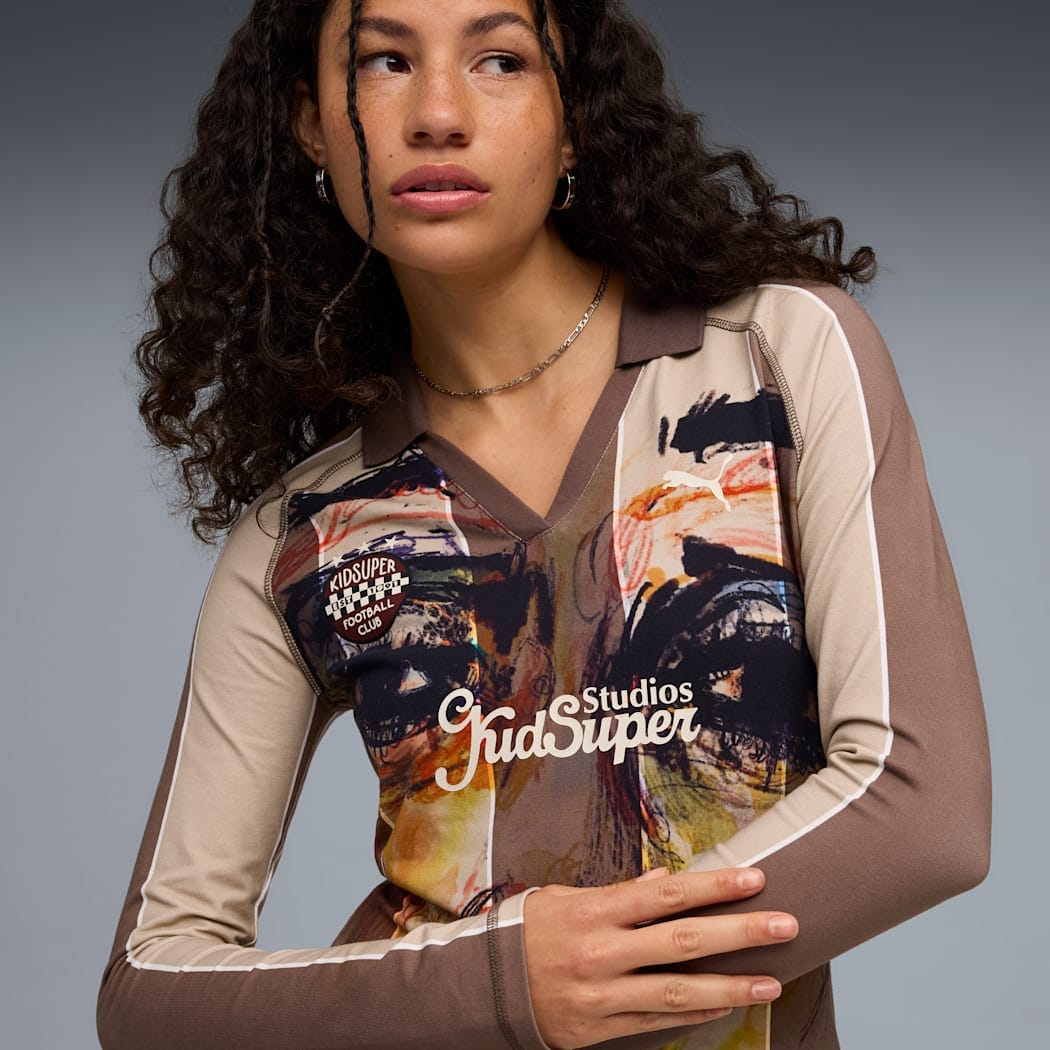 PUMA Select KIDSUPER LS Jersey (Flat Bronze - AOP)