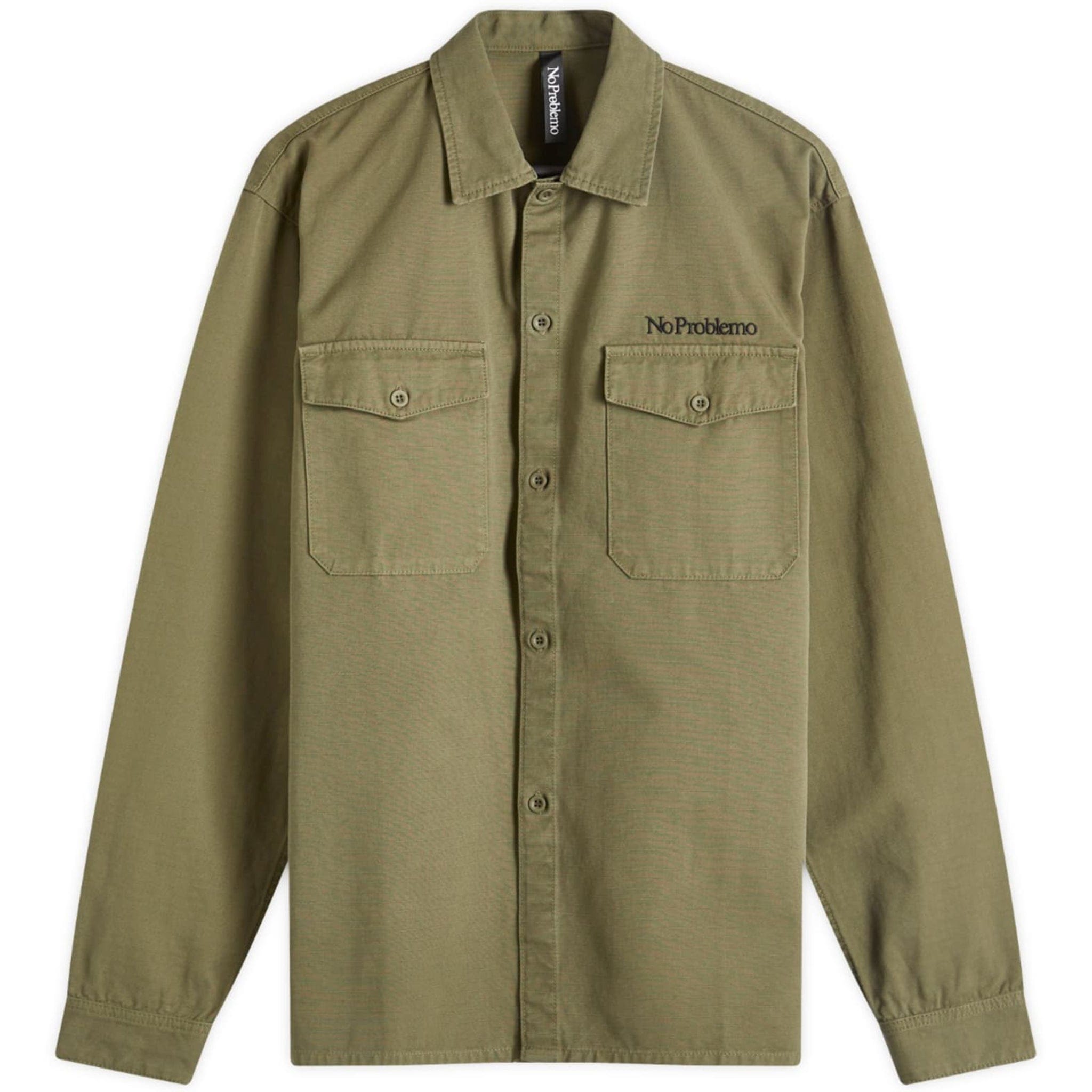 No Problemo Mini Problemo LS Work Shirt (Olive)