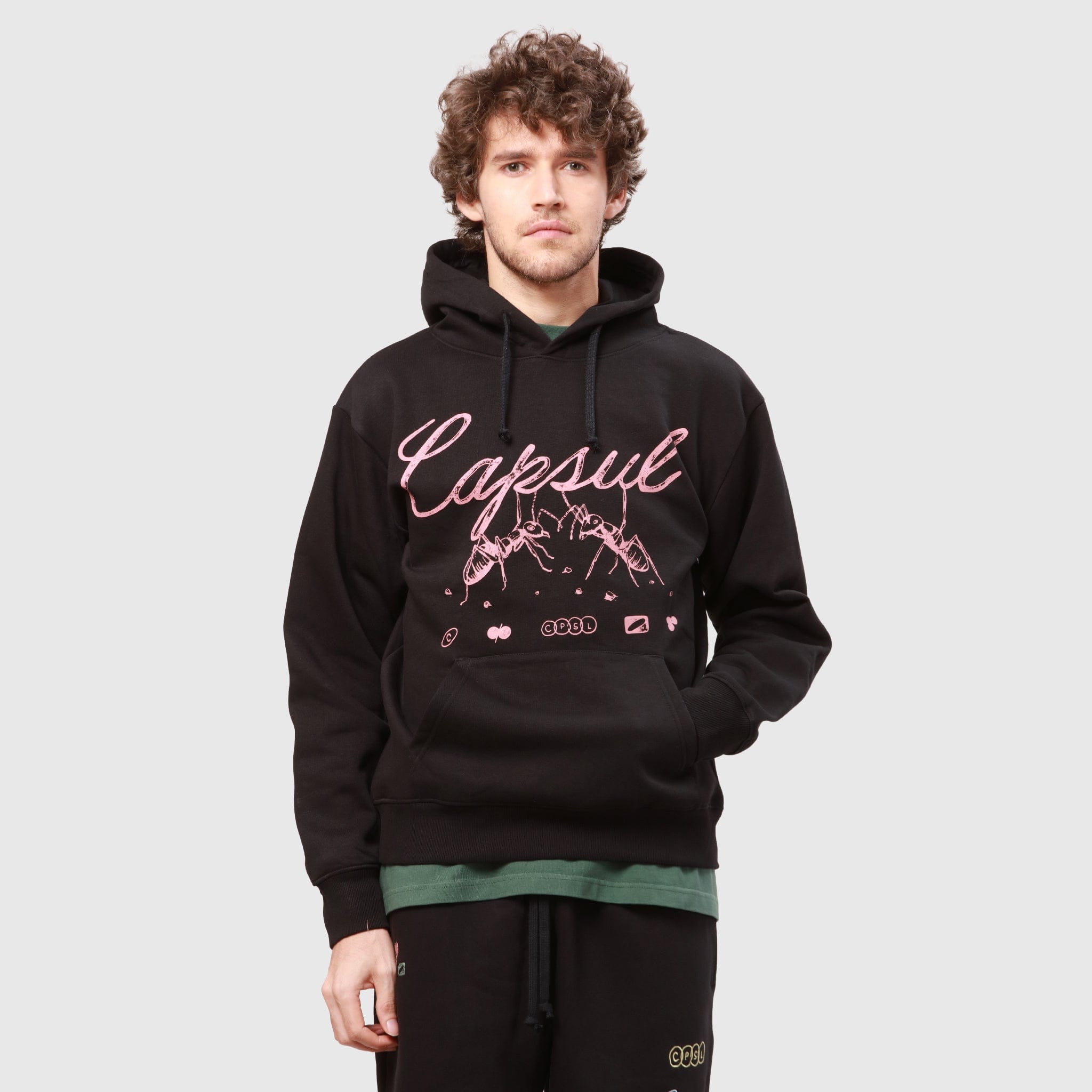 Capsul ANT HOODIE (Washed Black)