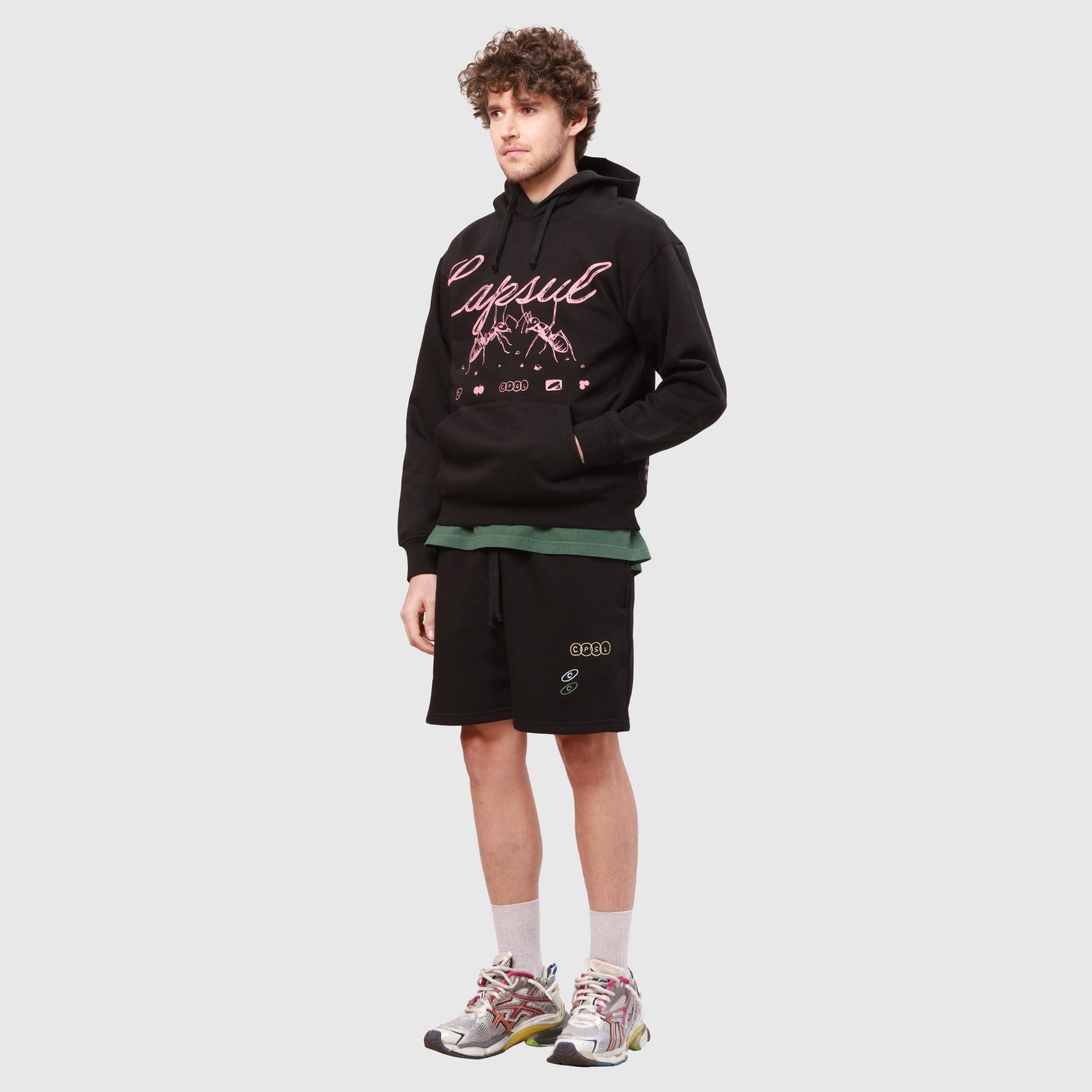 Capsul ANT HOODIE (Washed Black)