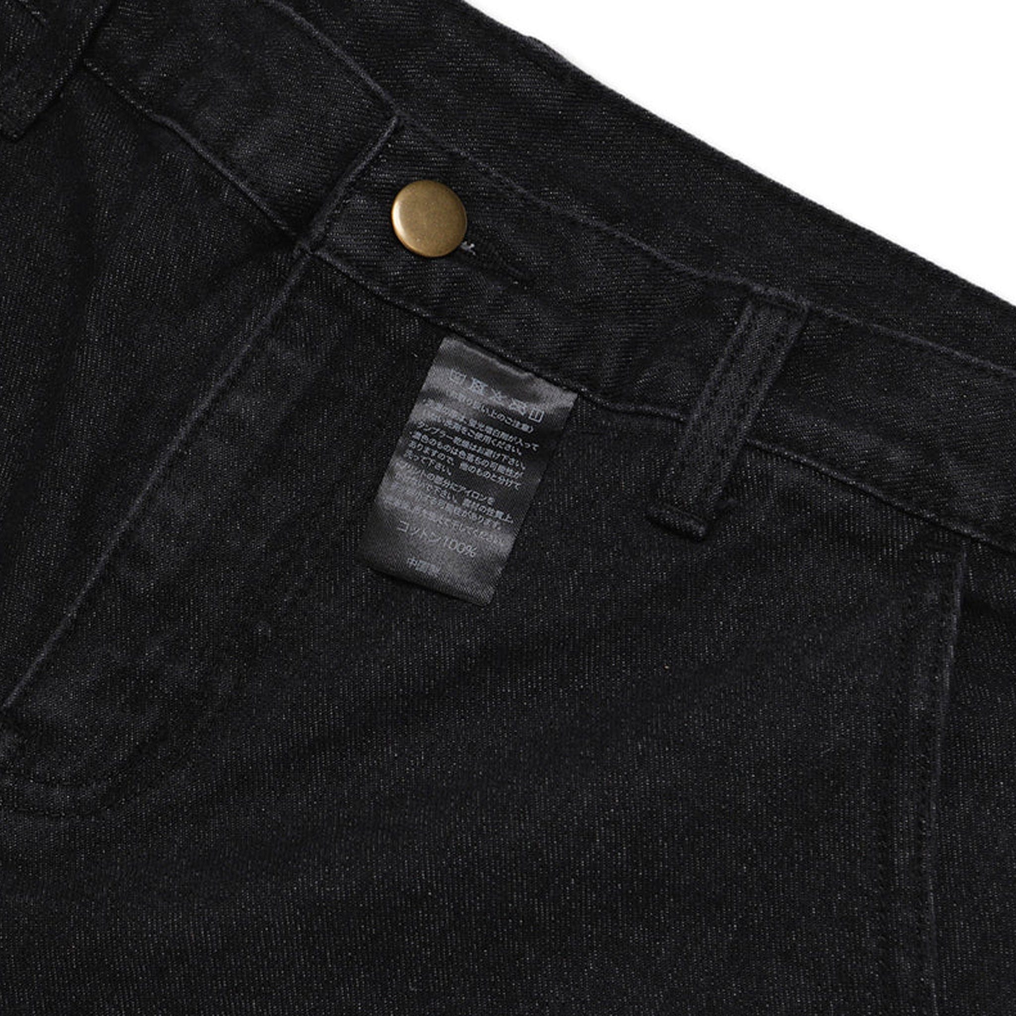 Thrasher SKATEGOAT DENIM CARPENTER SHORTS (Black)