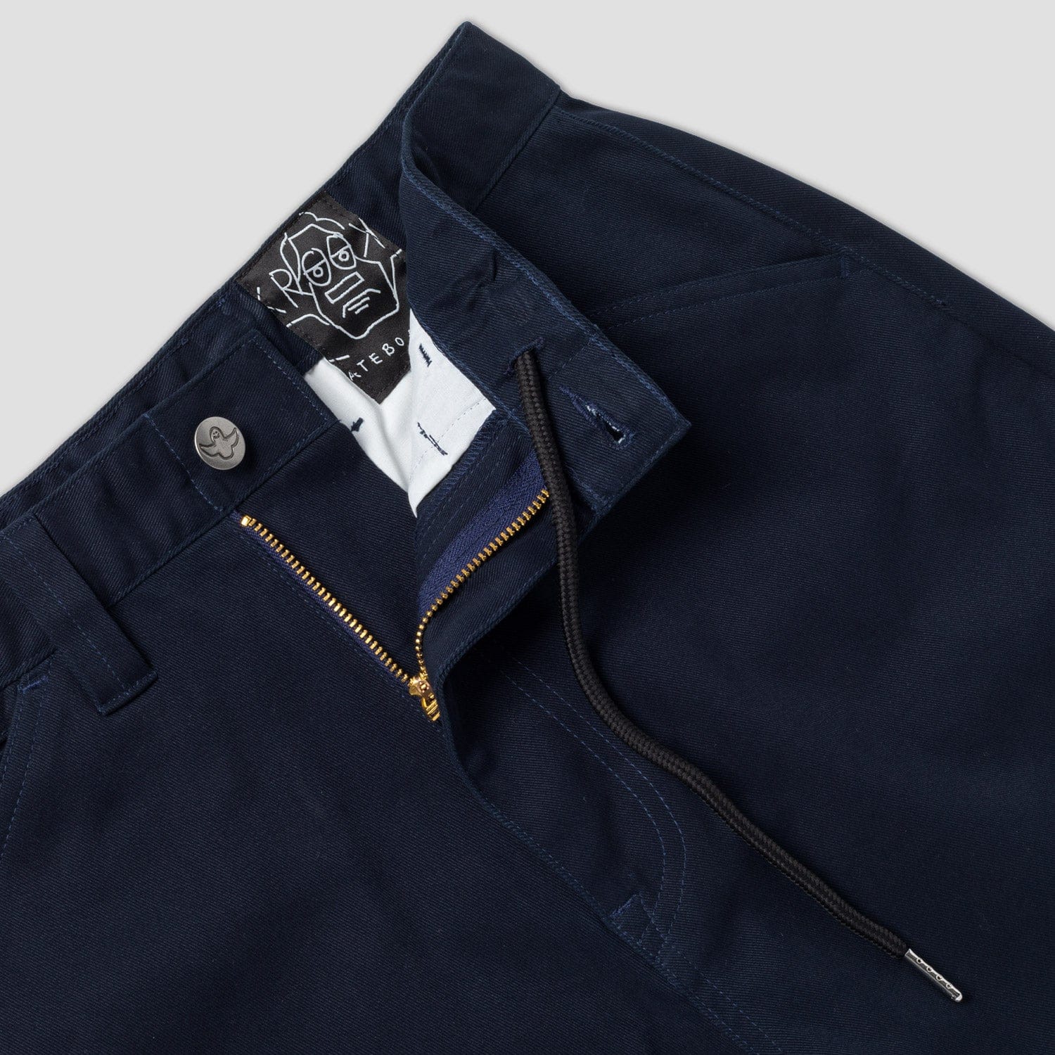 Krooked Eyes Twill Short Navy
