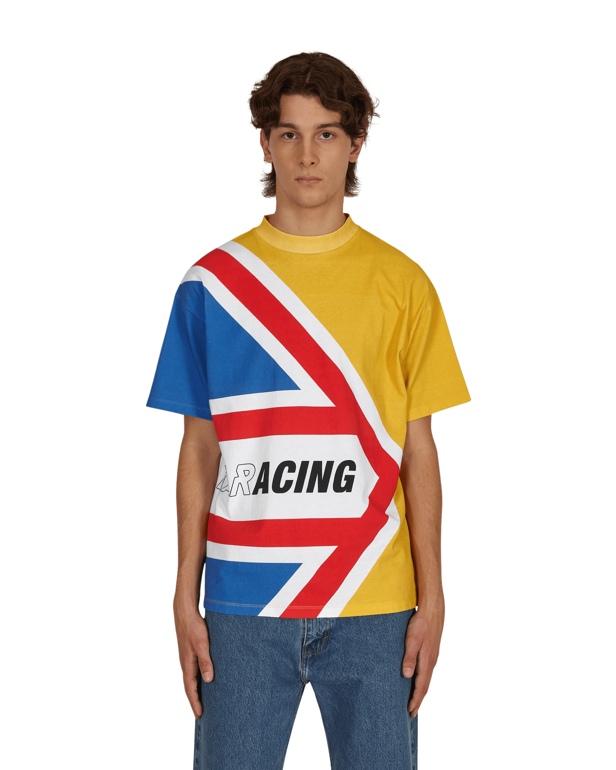 L'art de L'automobile Karacing Helmet Graphic T - Shirt Multicolor