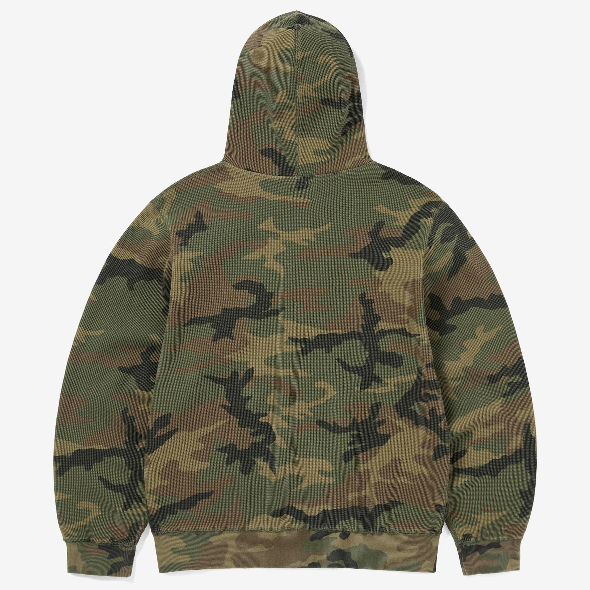 Thisisneverthat Camouflage Thermal Zip Up Hoodie