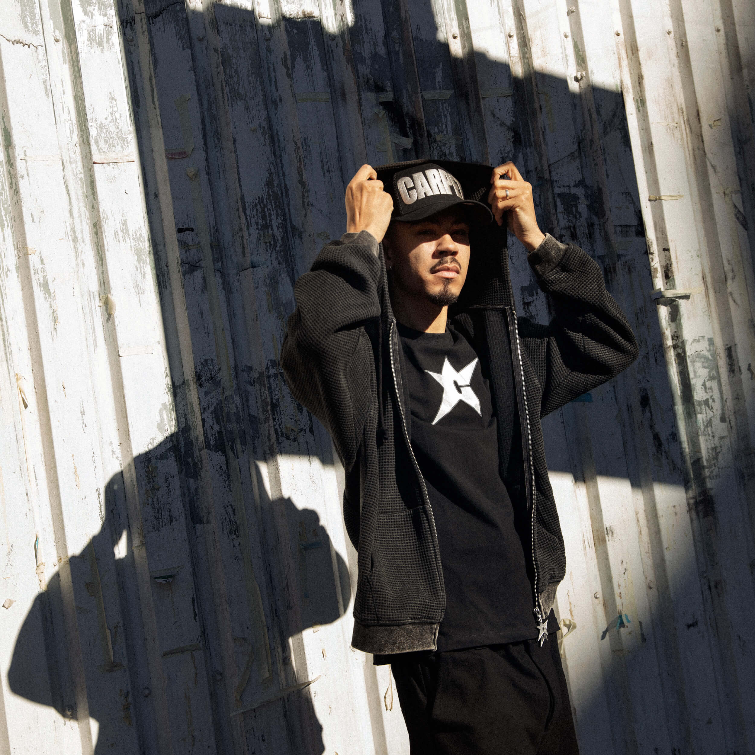 Carpet Company C - Star Double Zip Thermal Hoodie