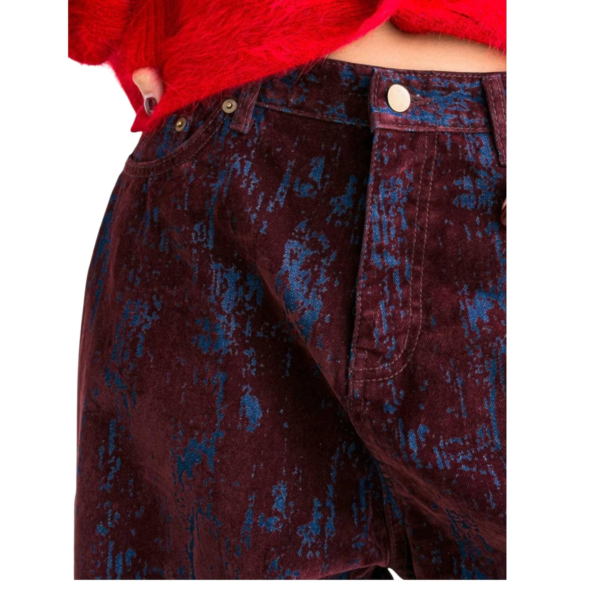 Essentials5ive BRUSHED VELVET TROUSERS (بنطلون)