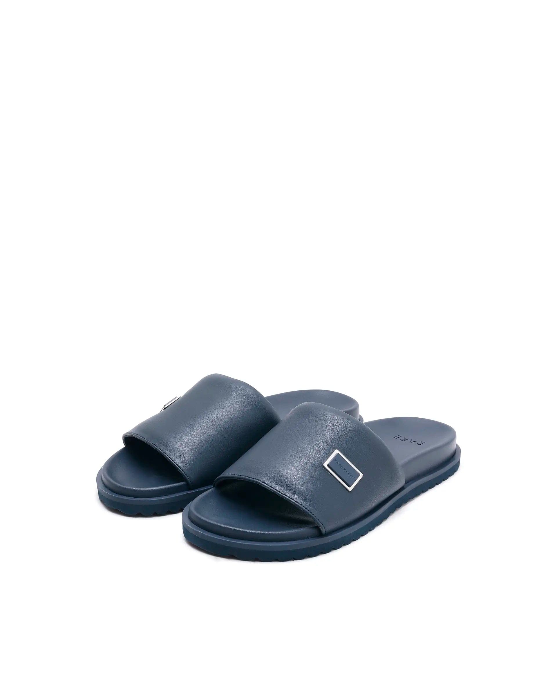 Rarez Men's Camden Primary Navy Slip - On Closure Sandal