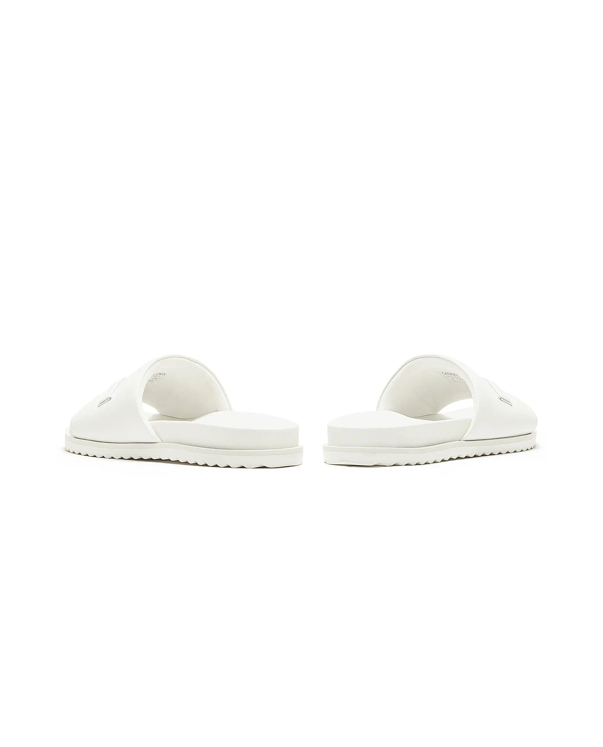 RAREZ Rare Rabbit Men Camden White Slip - On Closure Sandal