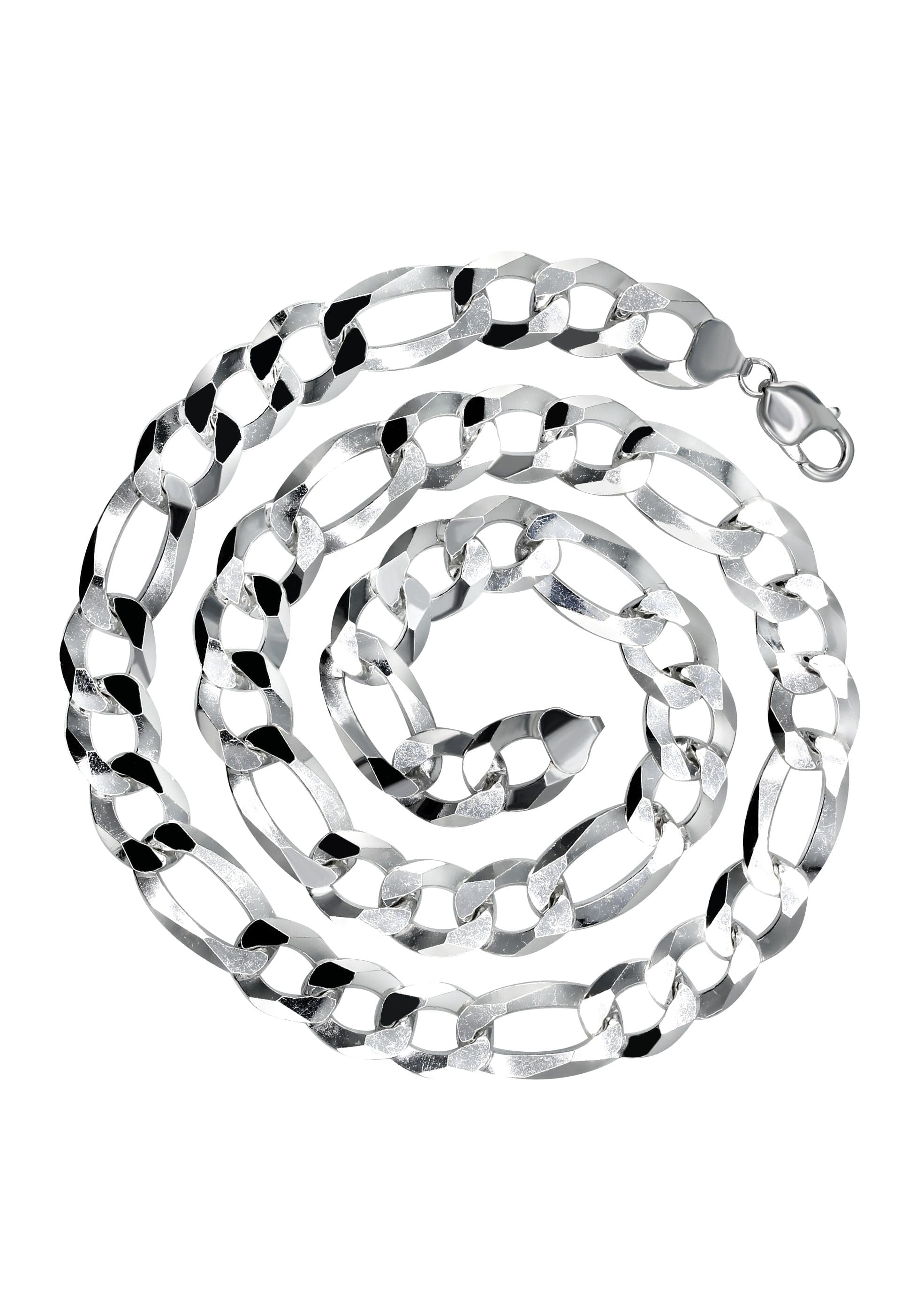 Manufacturer 43 Silver Chain - Mens White Chain / Figaro Chain