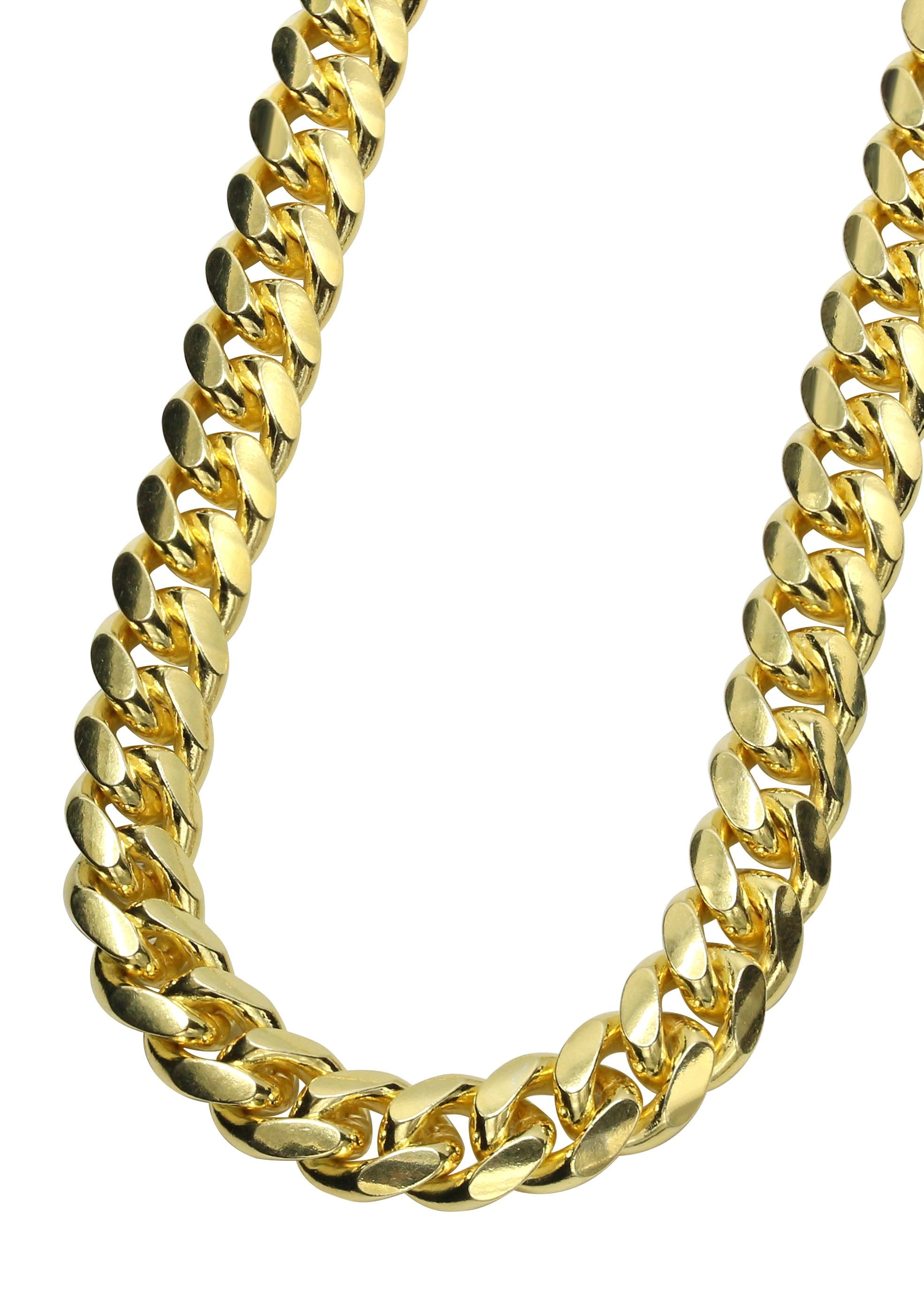 Manufacturer 43 Silver Chain - Mens Gold Chain / Miami Cuban Link Chain