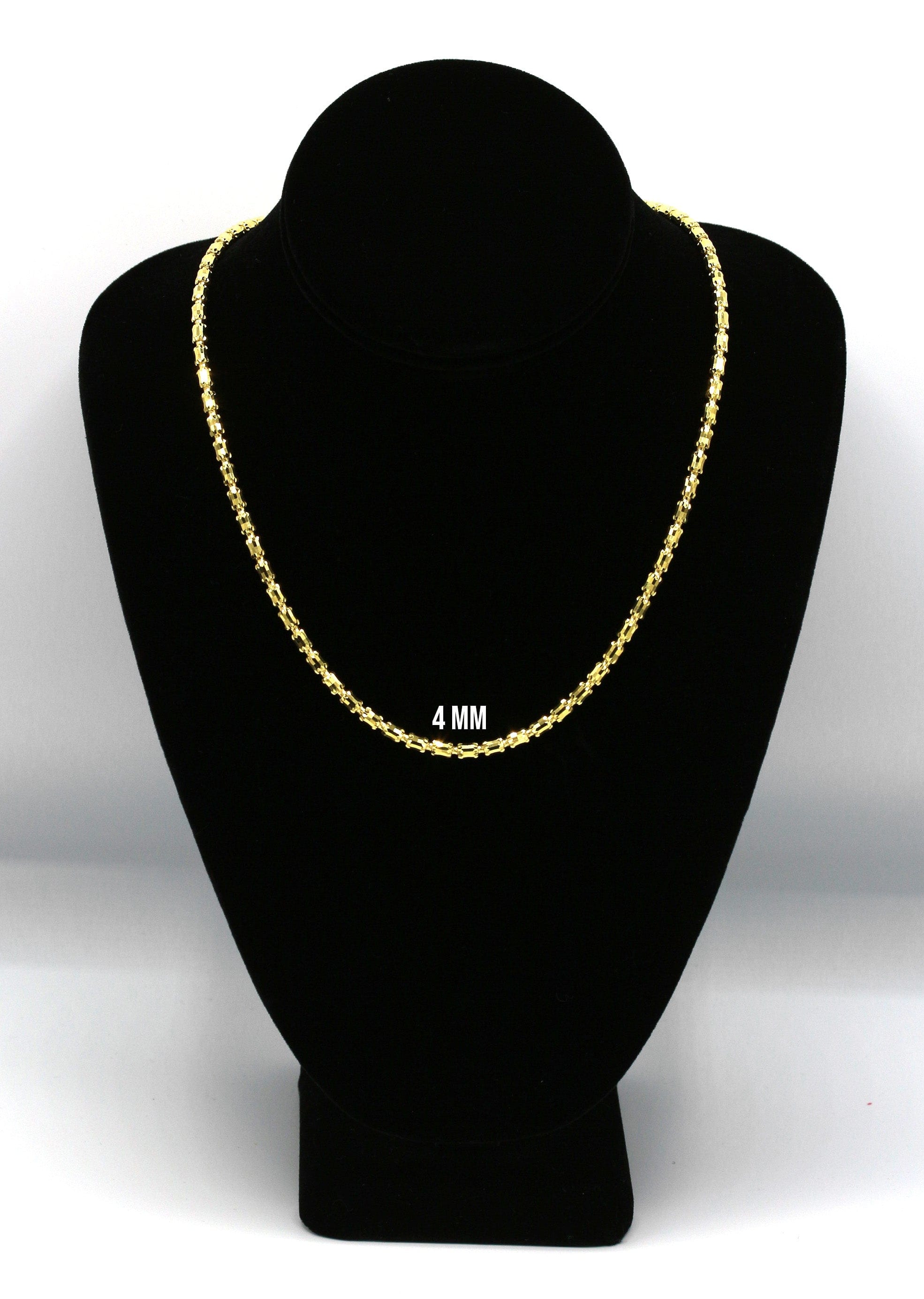 Manufacturer 43 Silver Chain - Mens Gold Chain / Barrel Chain