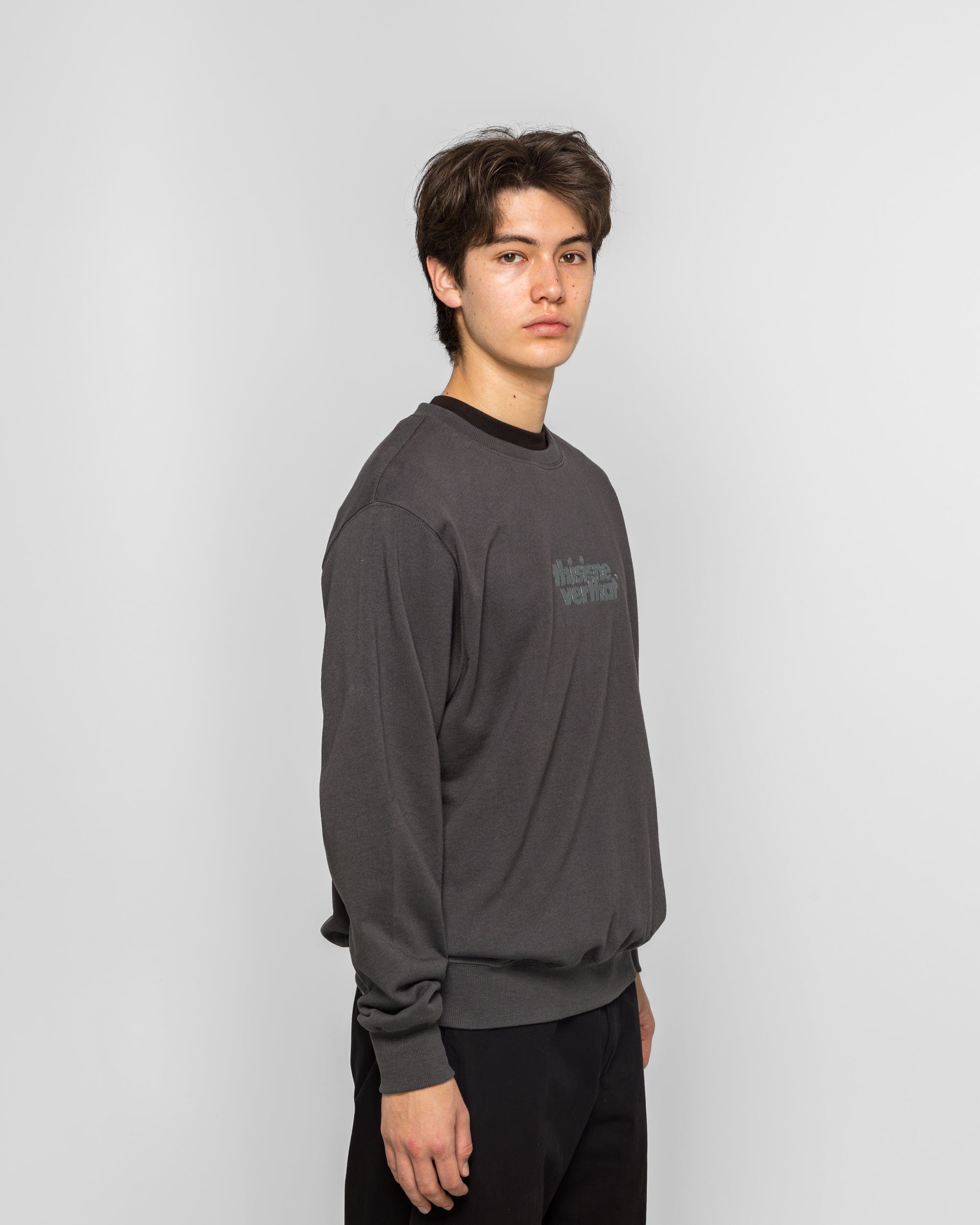 Thisisneverthat OL - Logo Crewneck - Charcoal