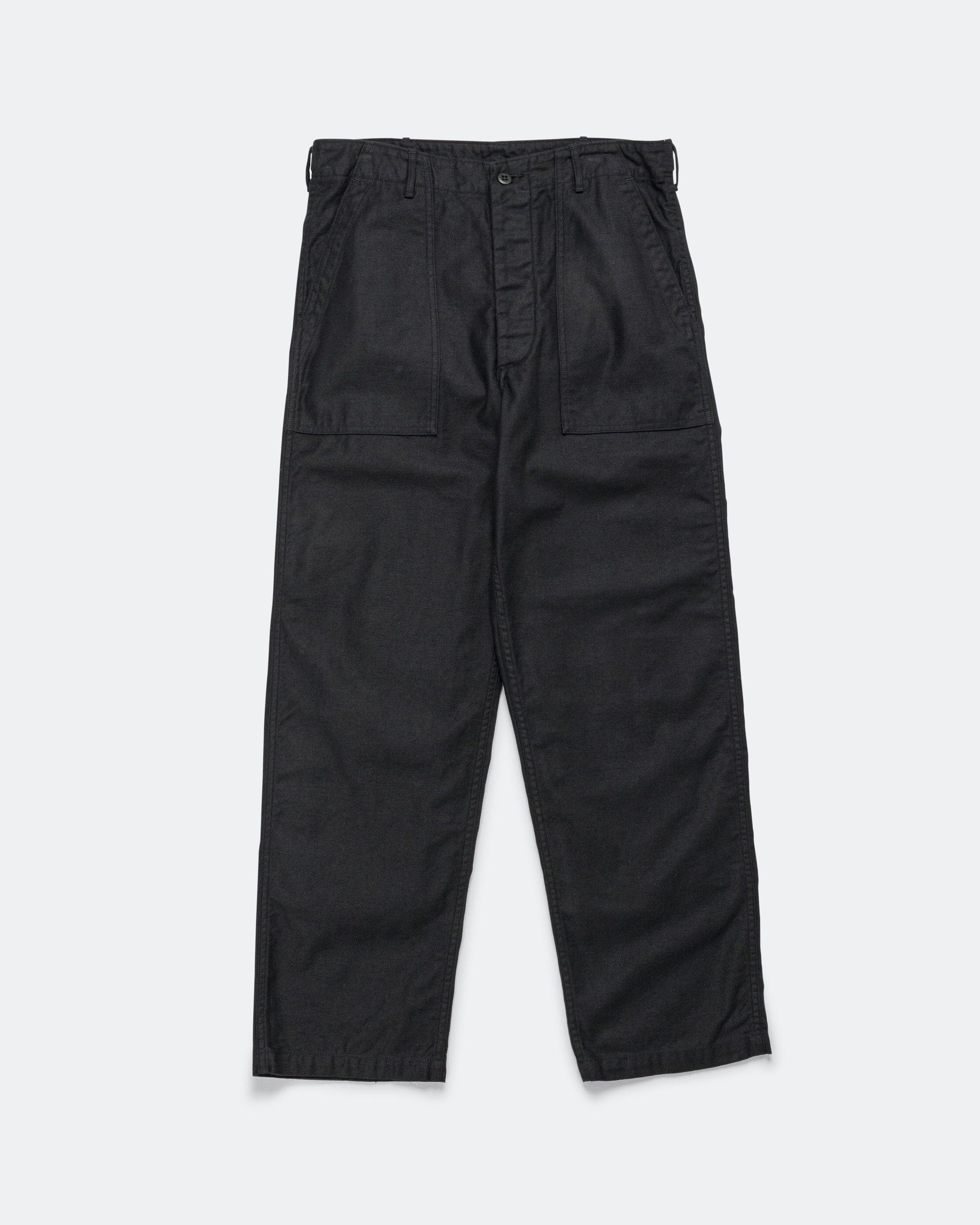 Orslow US Army Fatigue Pants (Regular Fit) - Black