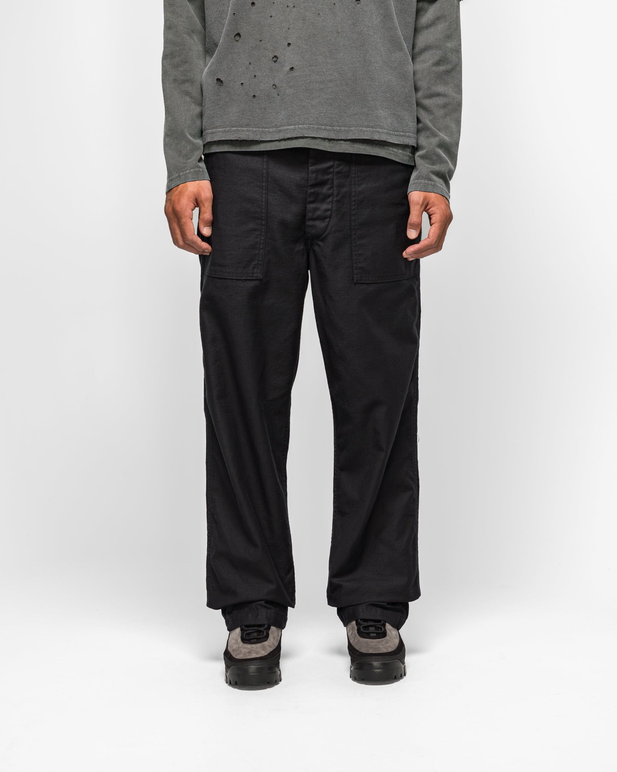 Orslow US Army Fatigue Pants (Regular Fit) - Black