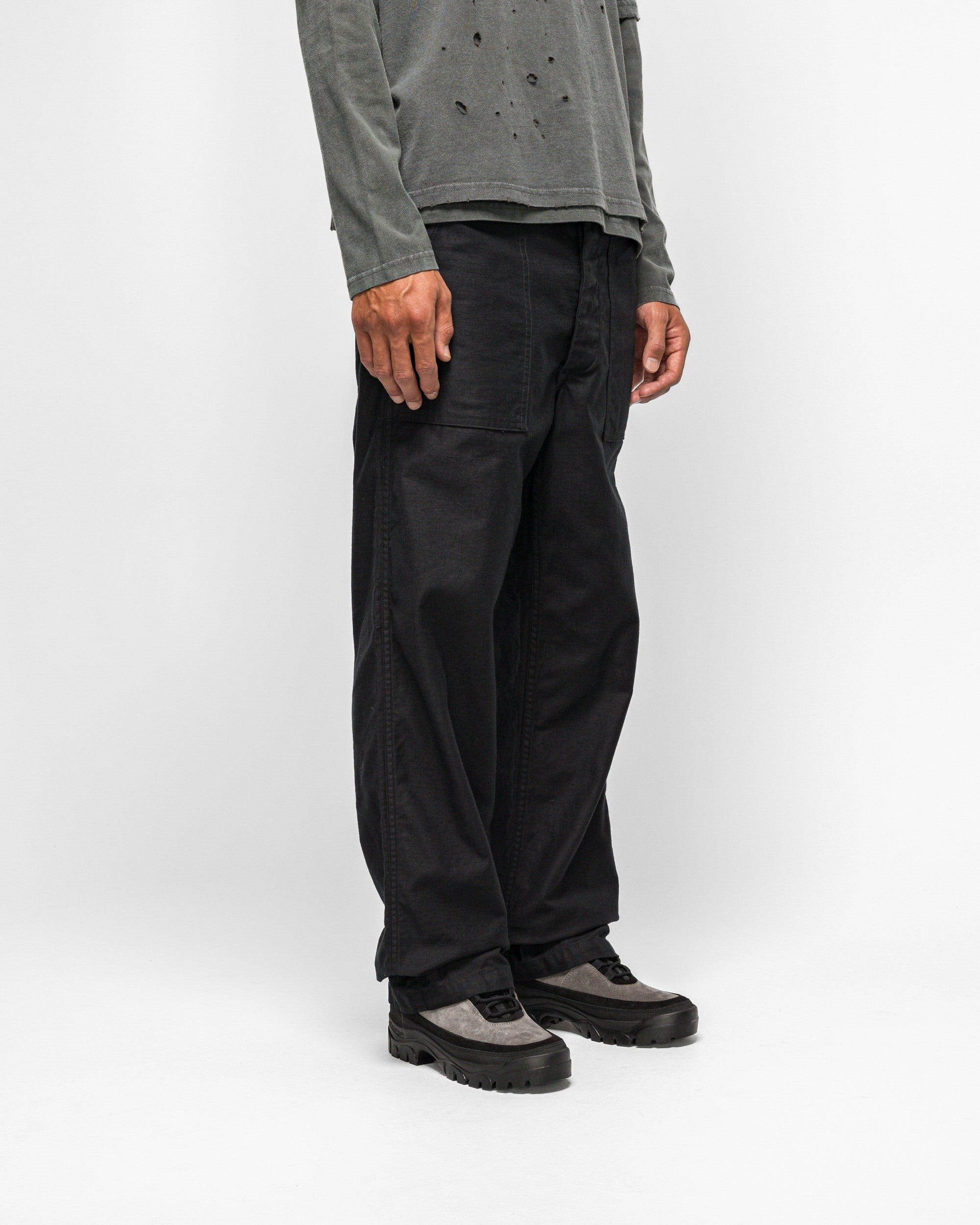 Orslow US Army Fatigue Pants (Regular Fit) - Black