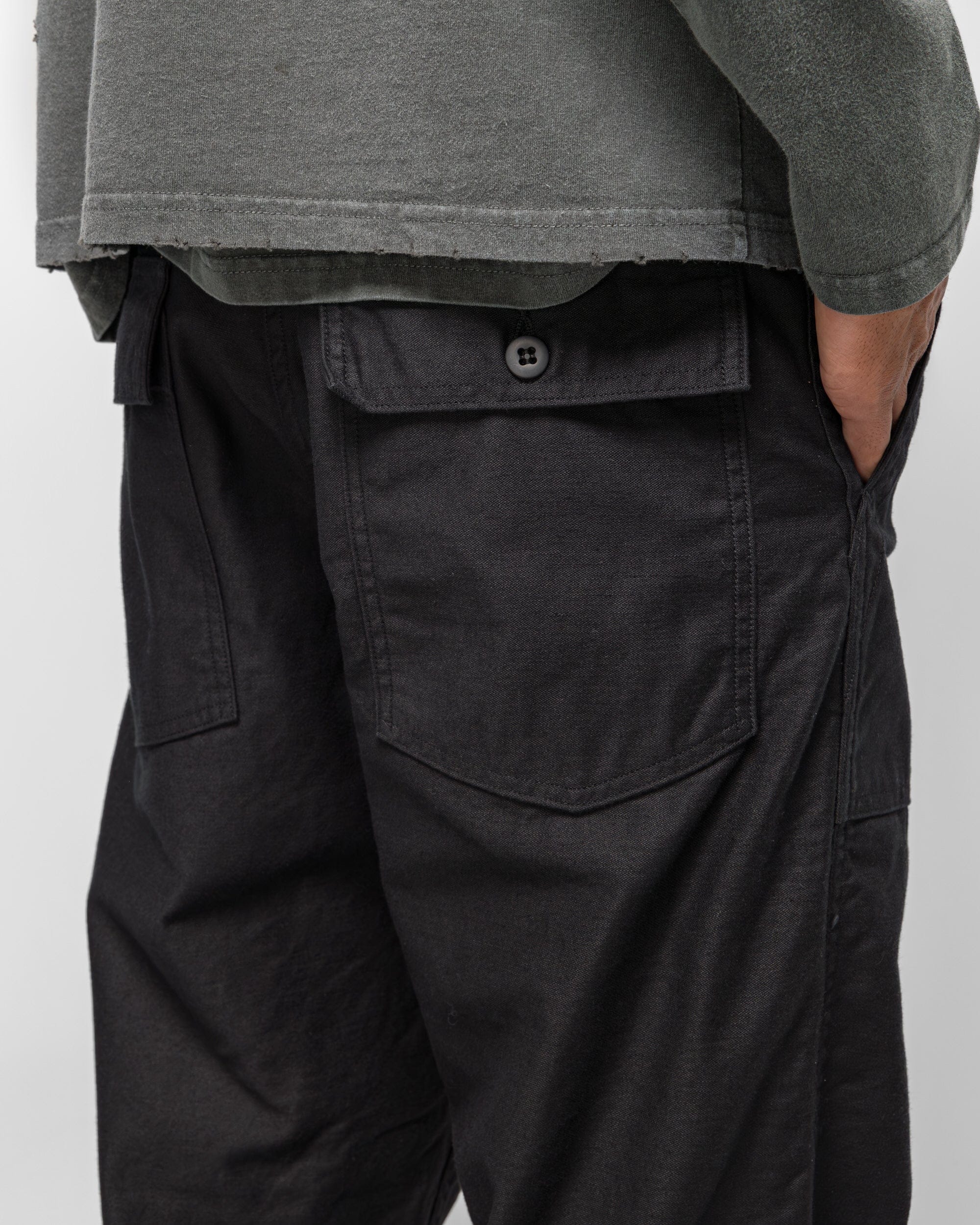 Orslow US Army Fatigue Pants (Regular Fit) - Black