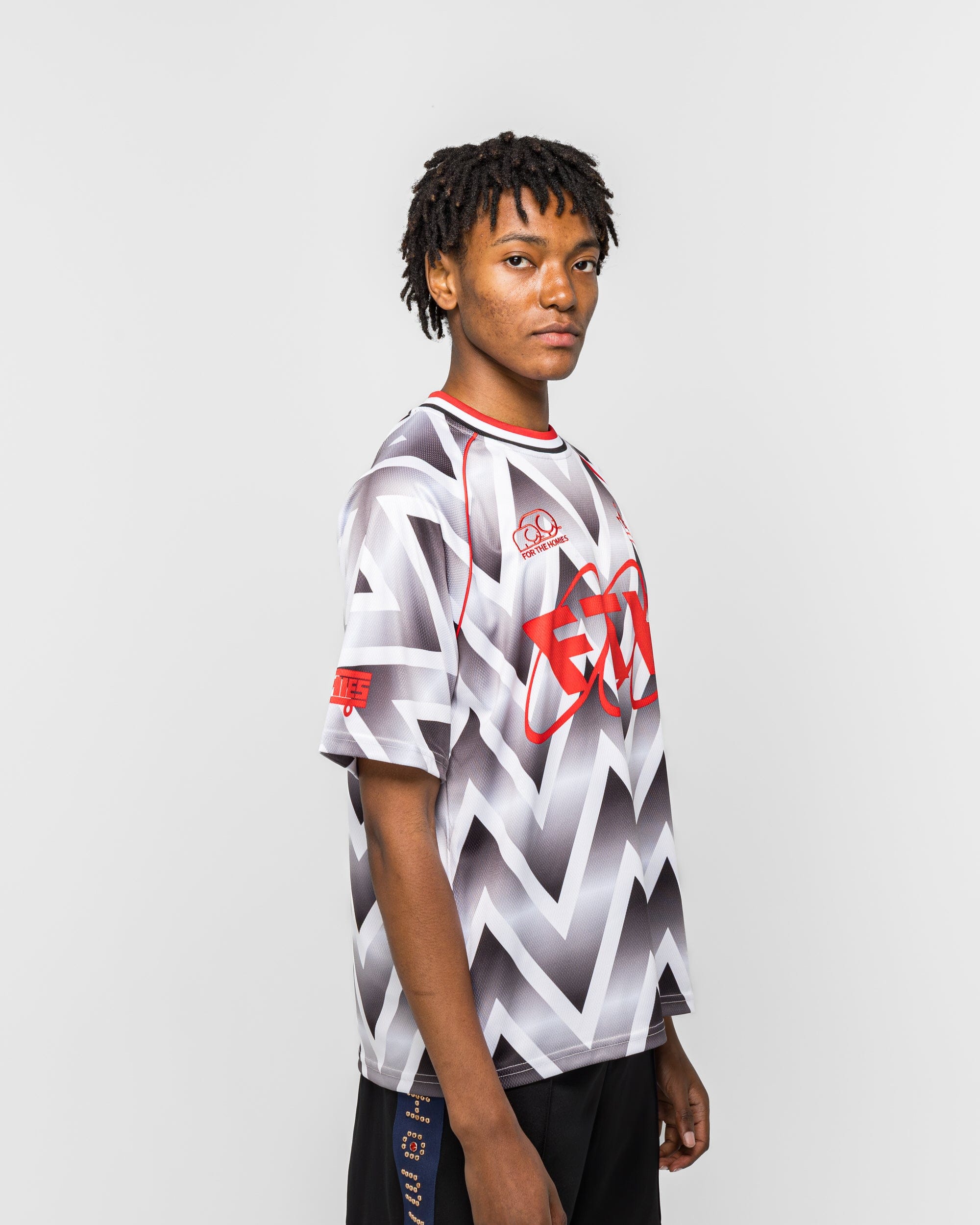 For The Homies Bruised Soccer Jersey - White
