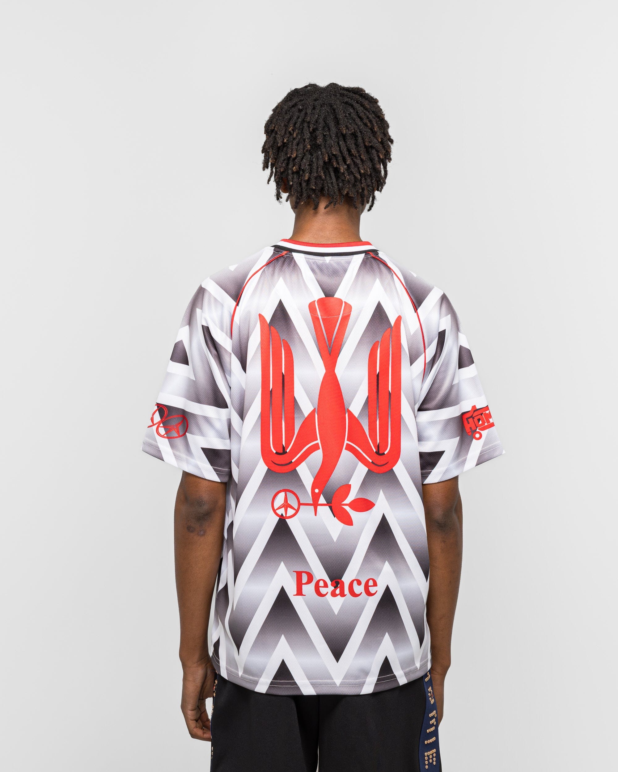 For The Homies Bruised Soccer Jersey - White