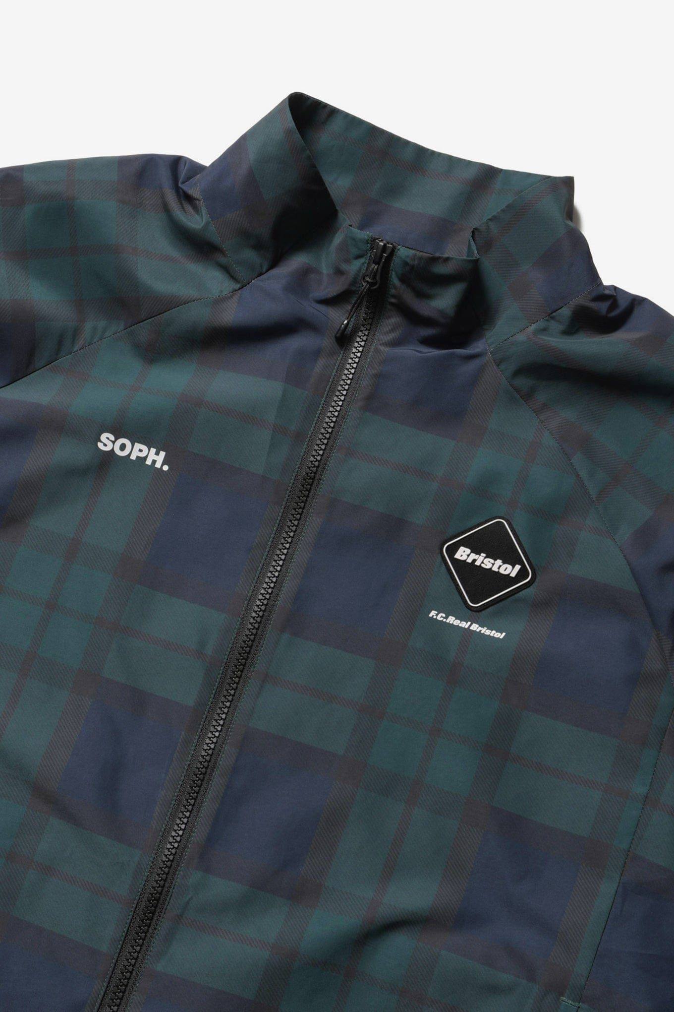 F.c.real Bristol PLAID VENTILATION PRACTICE JACKET