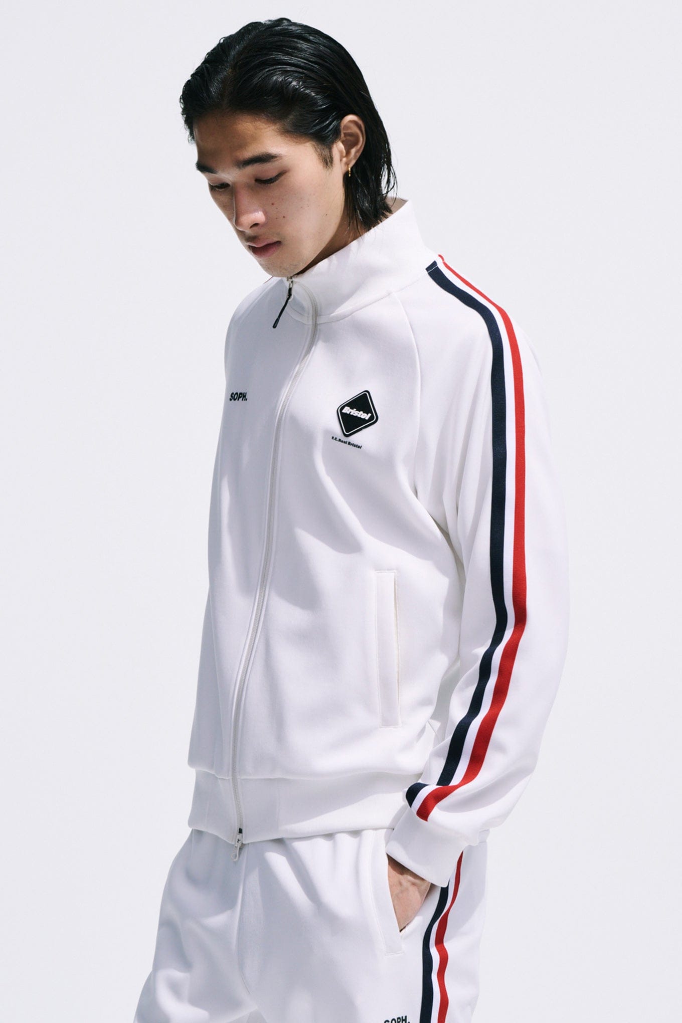 F.c.real Bristol TRAINING TRACK JACKET