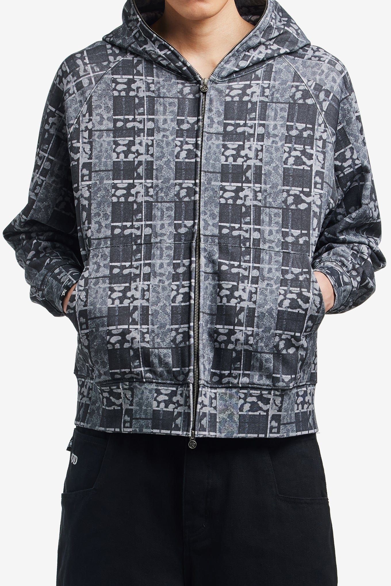 STAR TEAM LEOPARD FULL ZIP HOODIE