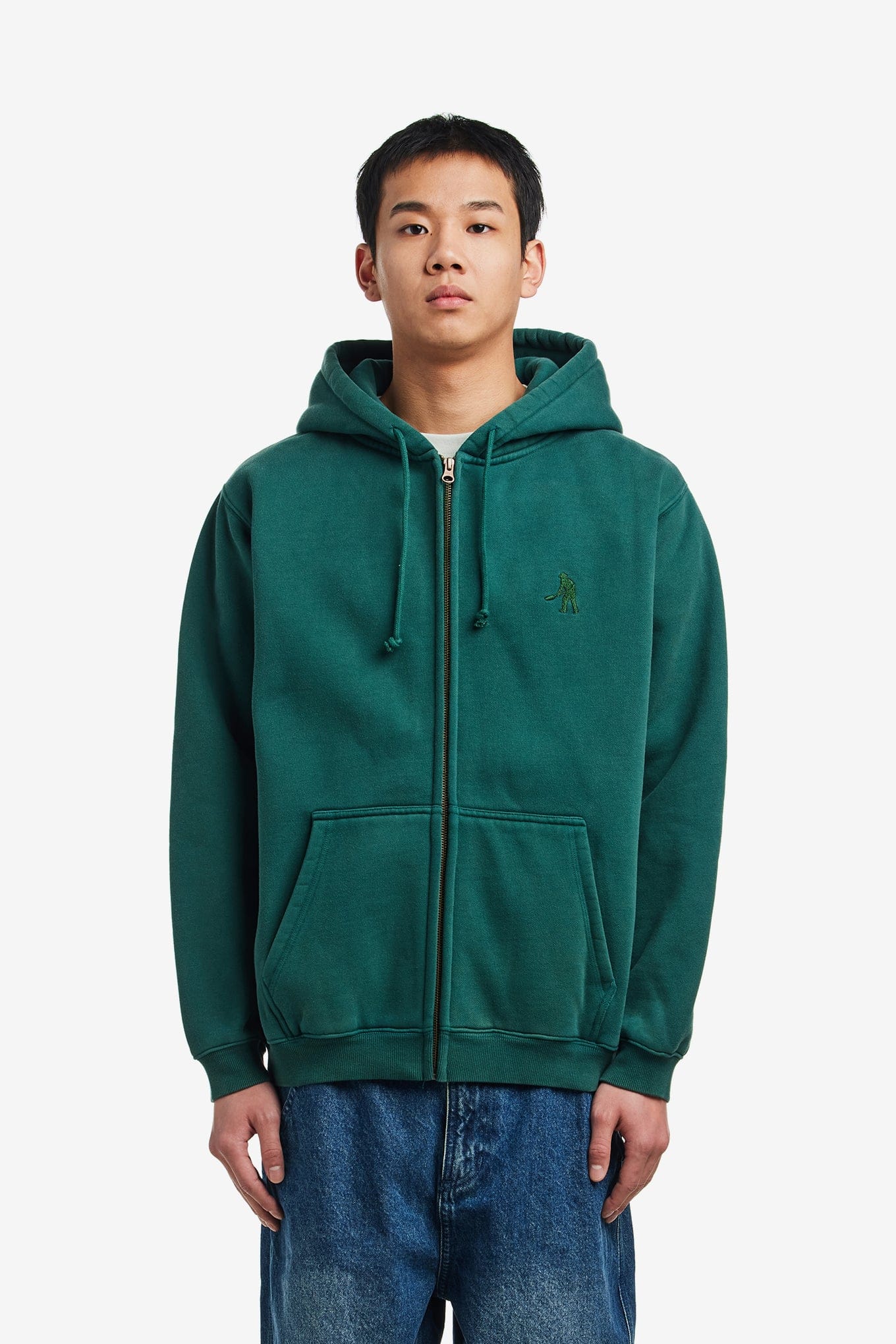 PASS PORT SOLID WORKERS ZIP HOOD