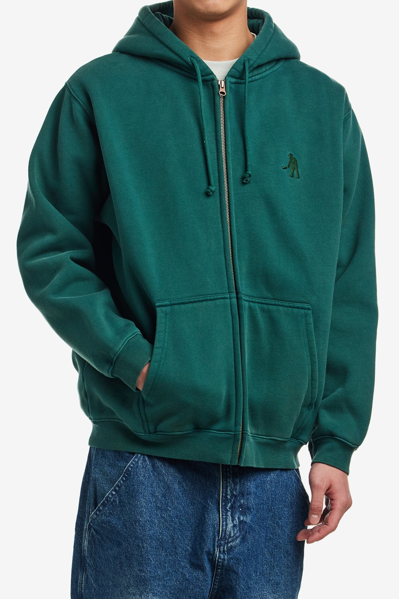 PASS PORT SOLID WORKERS ZIP HOOD