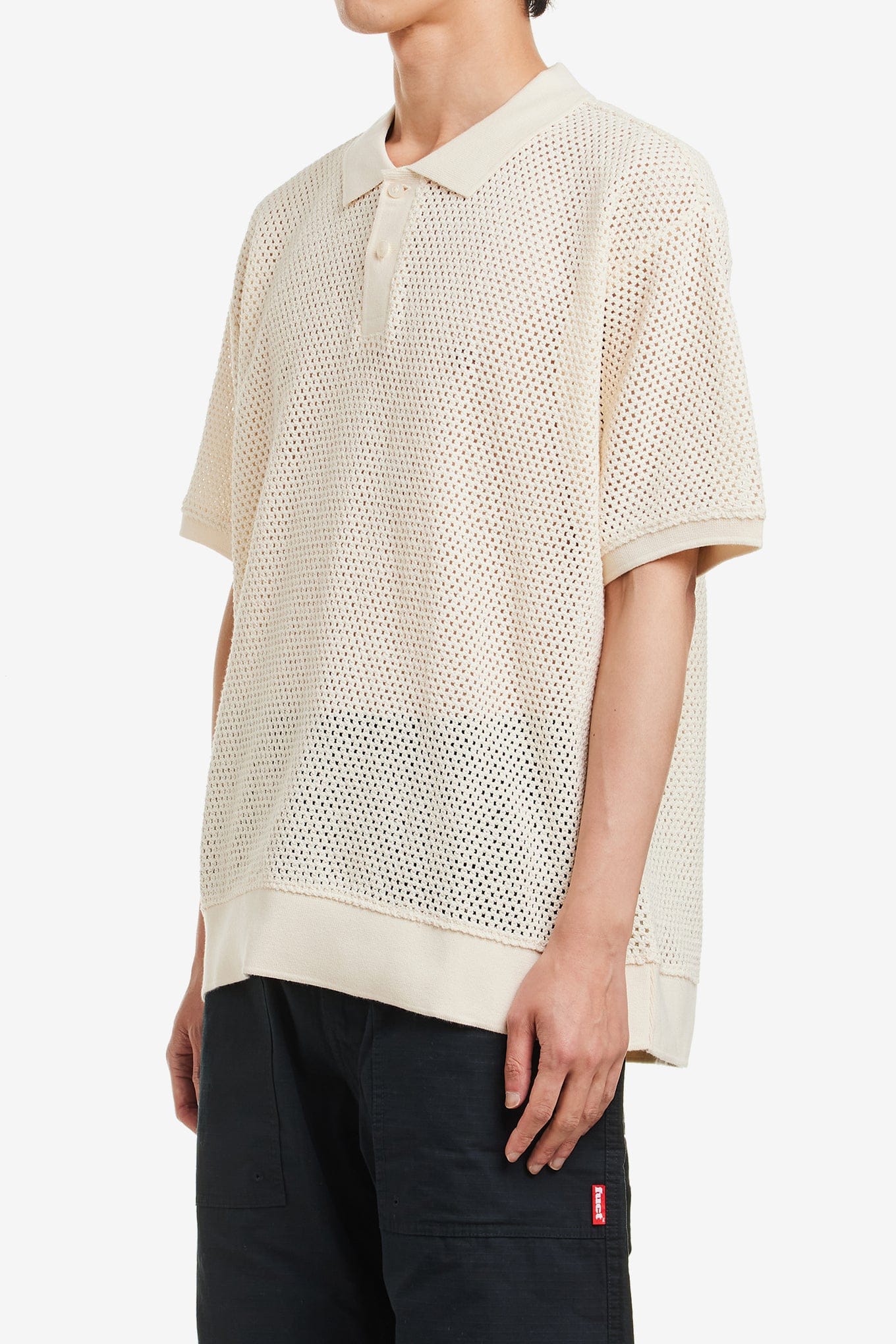 OBEY DUKE MESH POLO SS