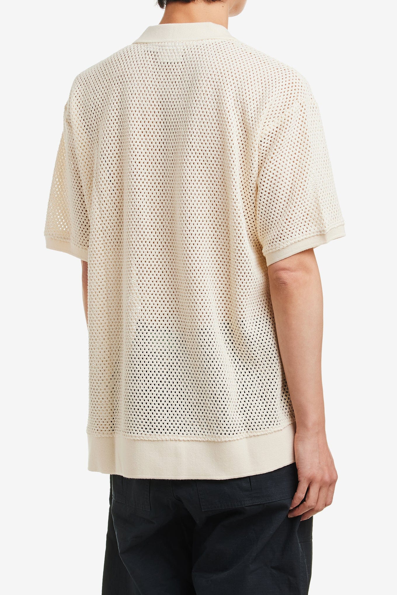 OBEY DUKE MESH POLO SS