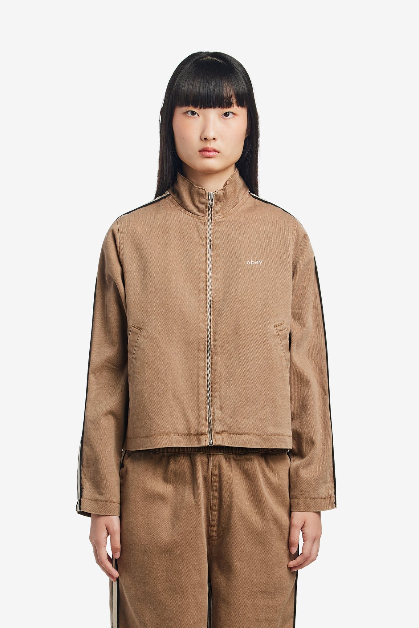 OBEY ASTRID STRIPE JACKET