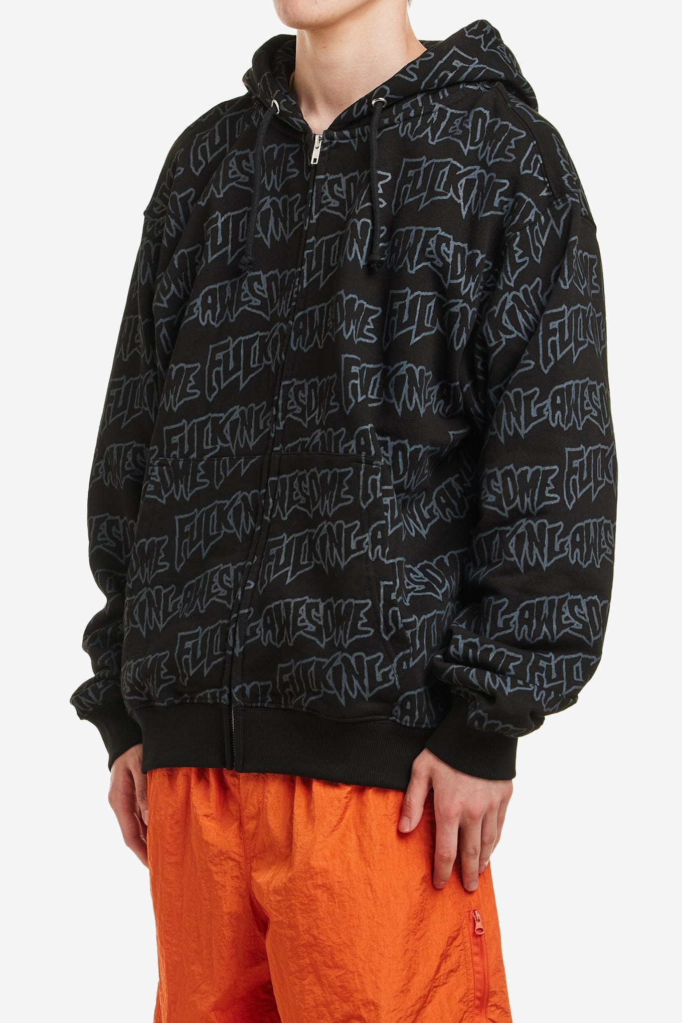 Fucking Awesome AOP STAMP ZIPPED HOODIE