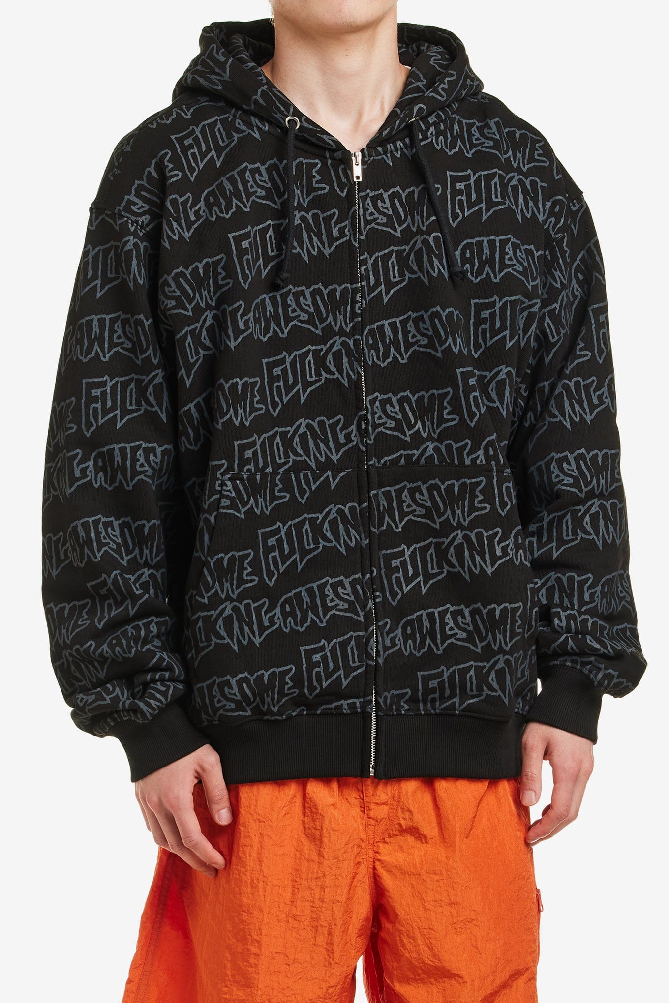 Fucking Awesome AOP STAMP ZIPPED HOODIE