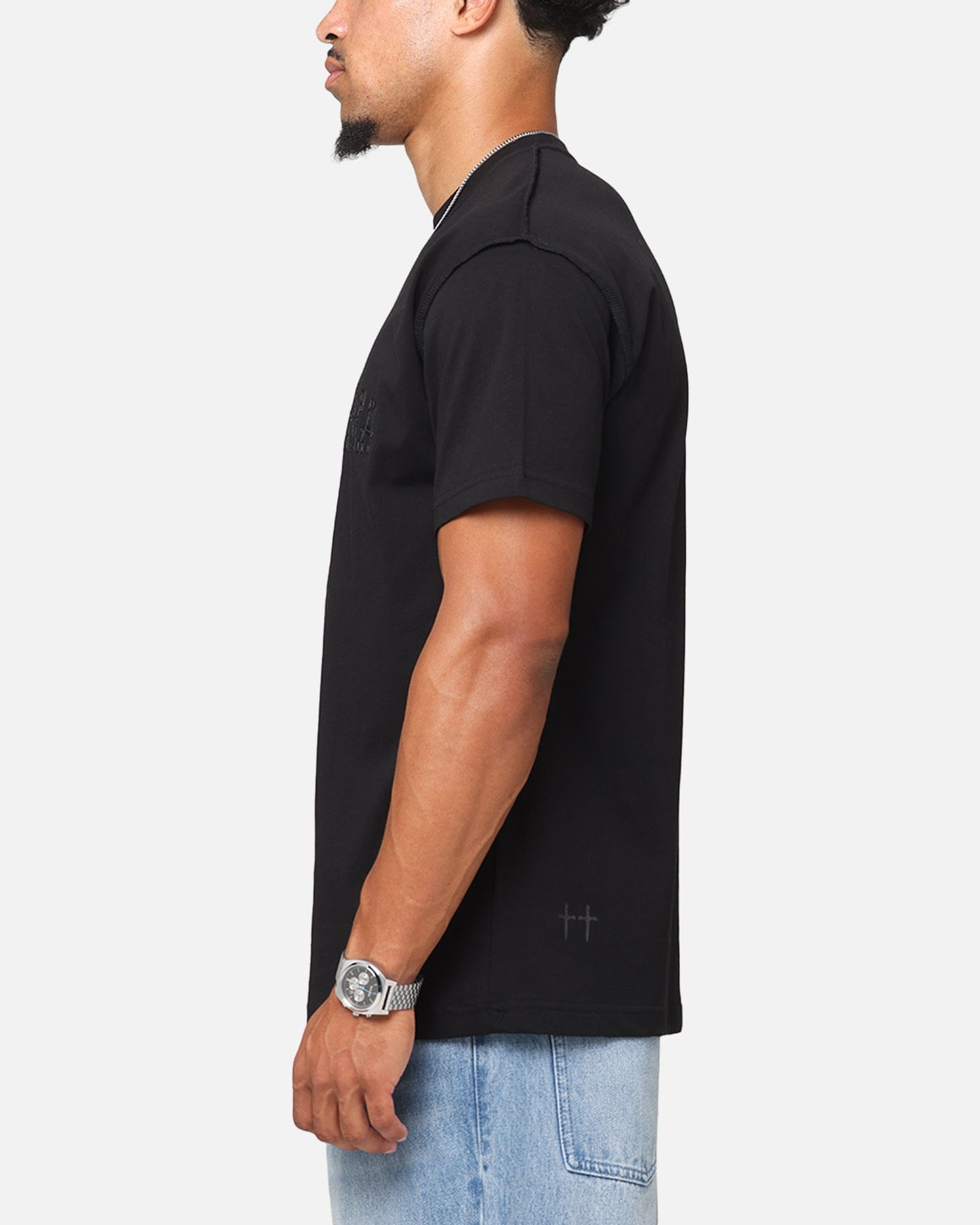 Saint Morta Oklahoma Xweave Lafayette T - Shirt Black/Black