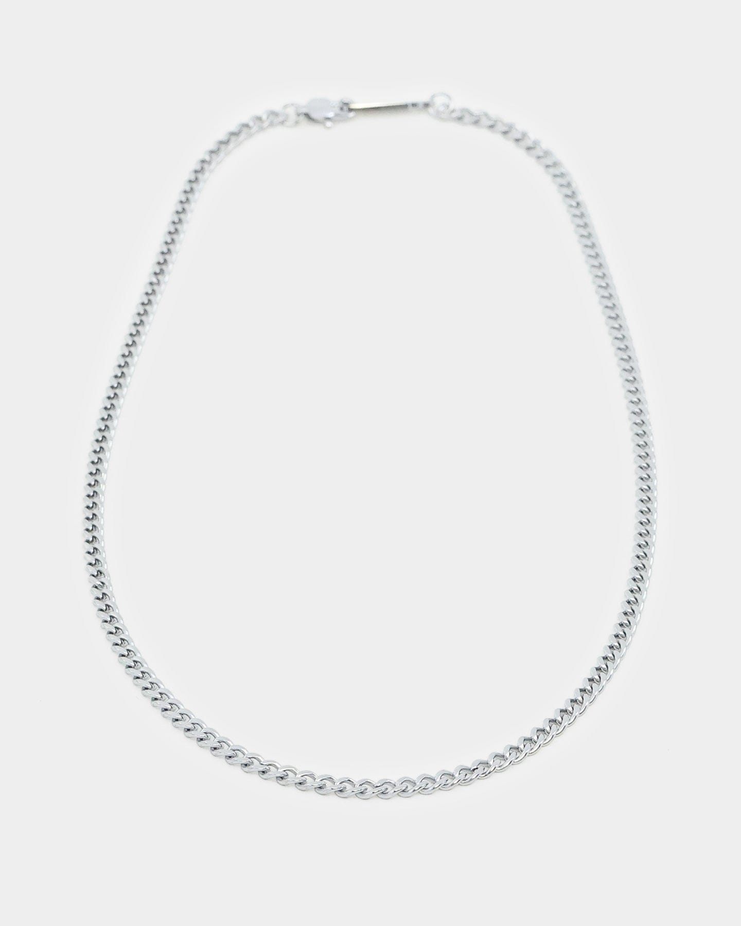 Saint Morta 3 mm Micro Cuban Chain White Gold