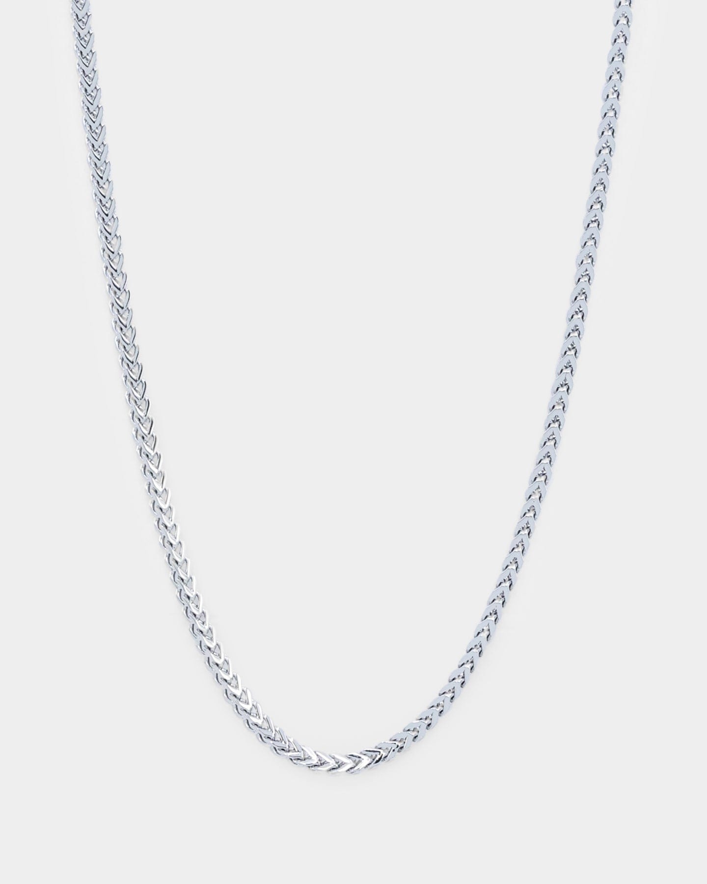 Saint Morta 4 mm Franco Chain White Gold